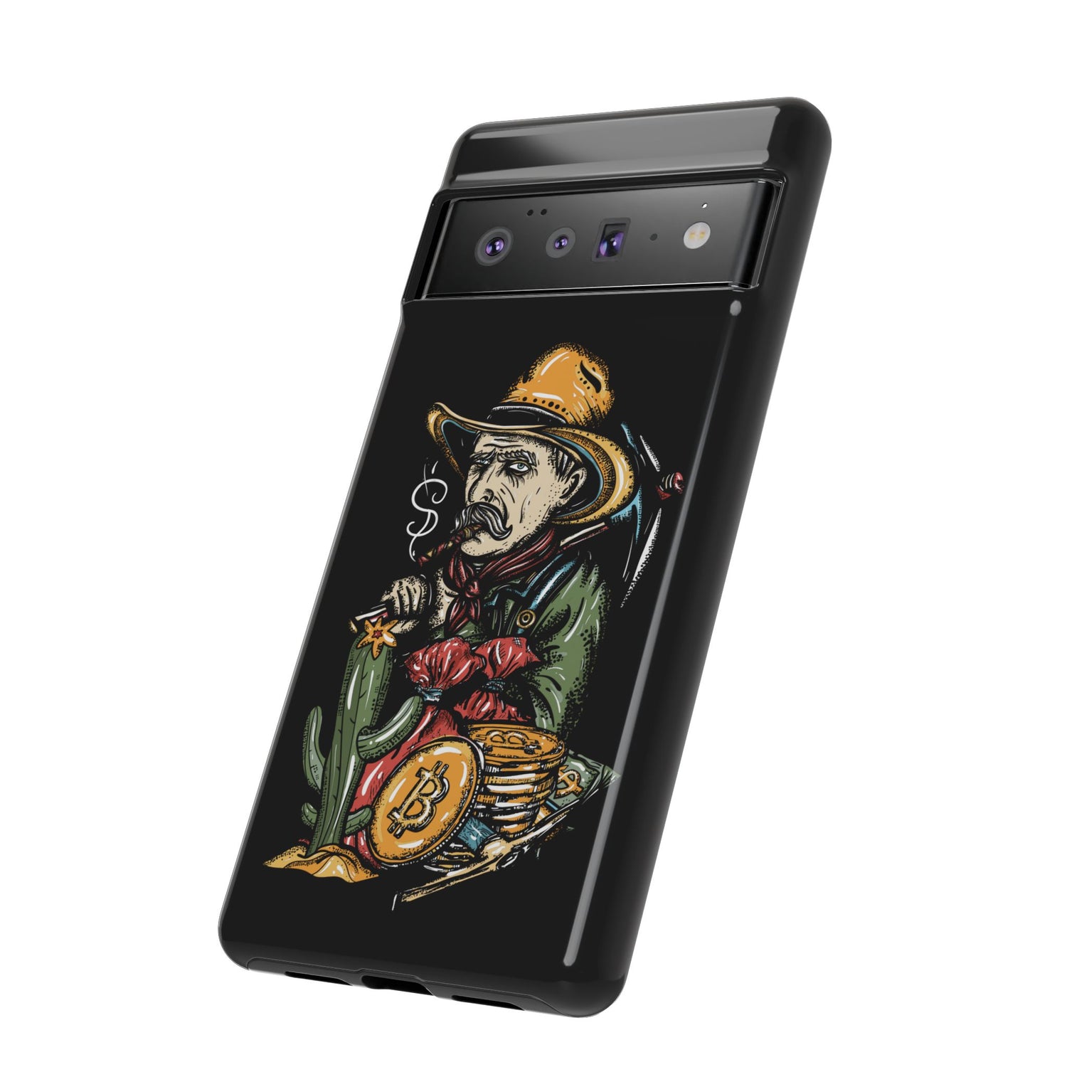Phone Tough Case - Bitcoin Smoking Man