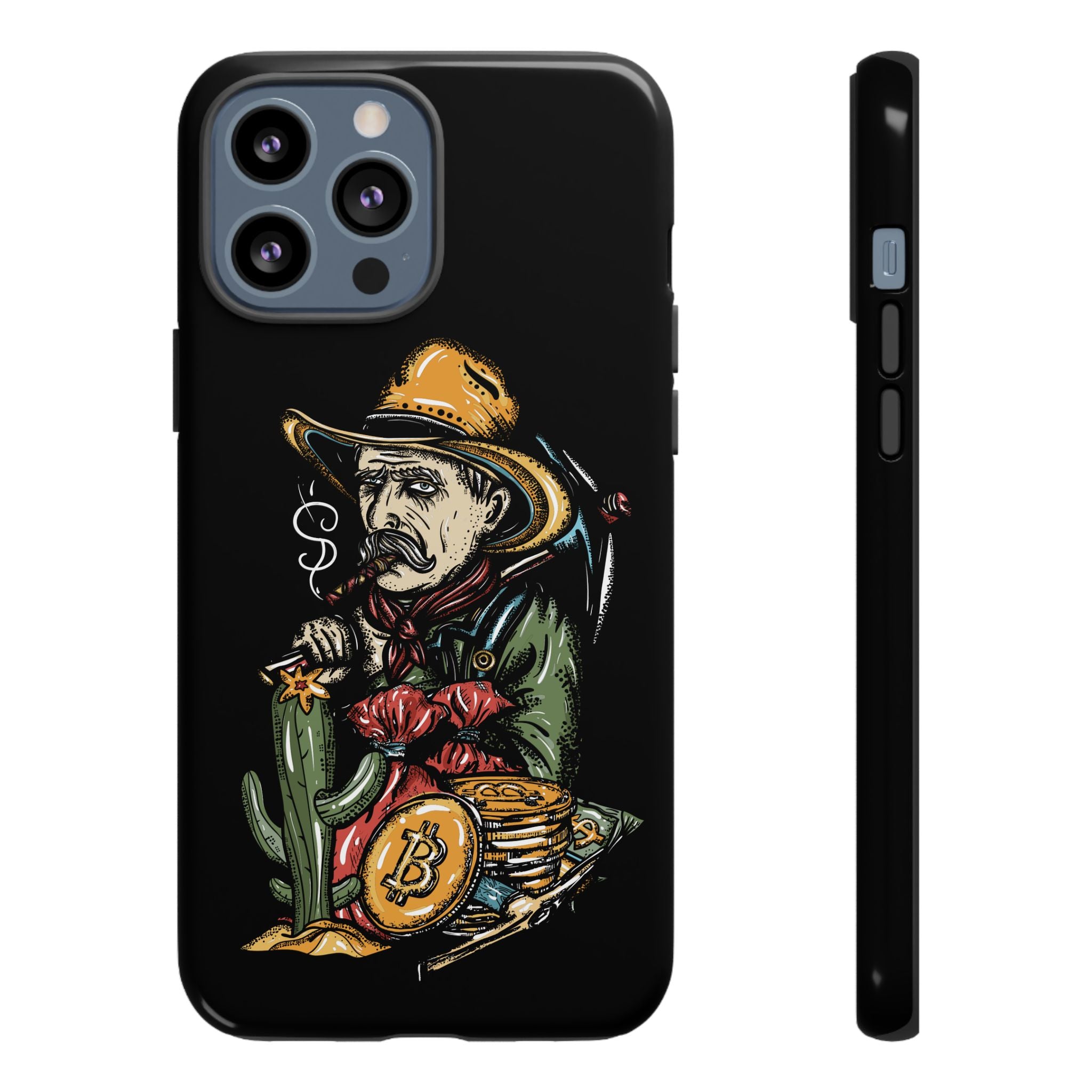 Phone Tough Case - Bitcoin Smoking Man