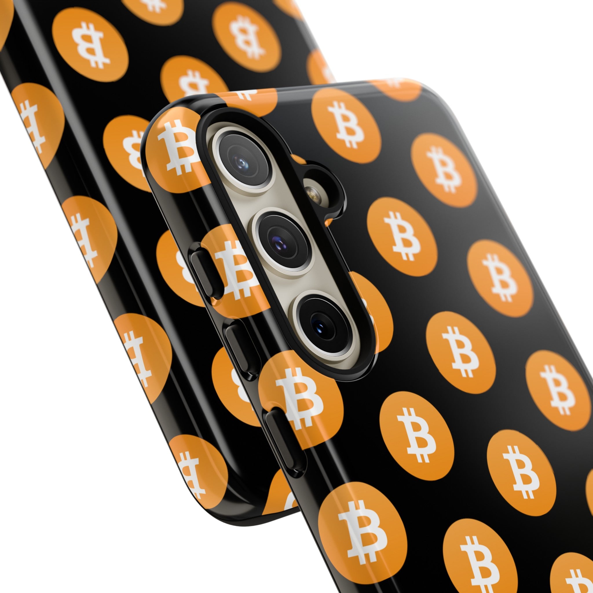 Phone Tough Case - Bitcoin Black Background
