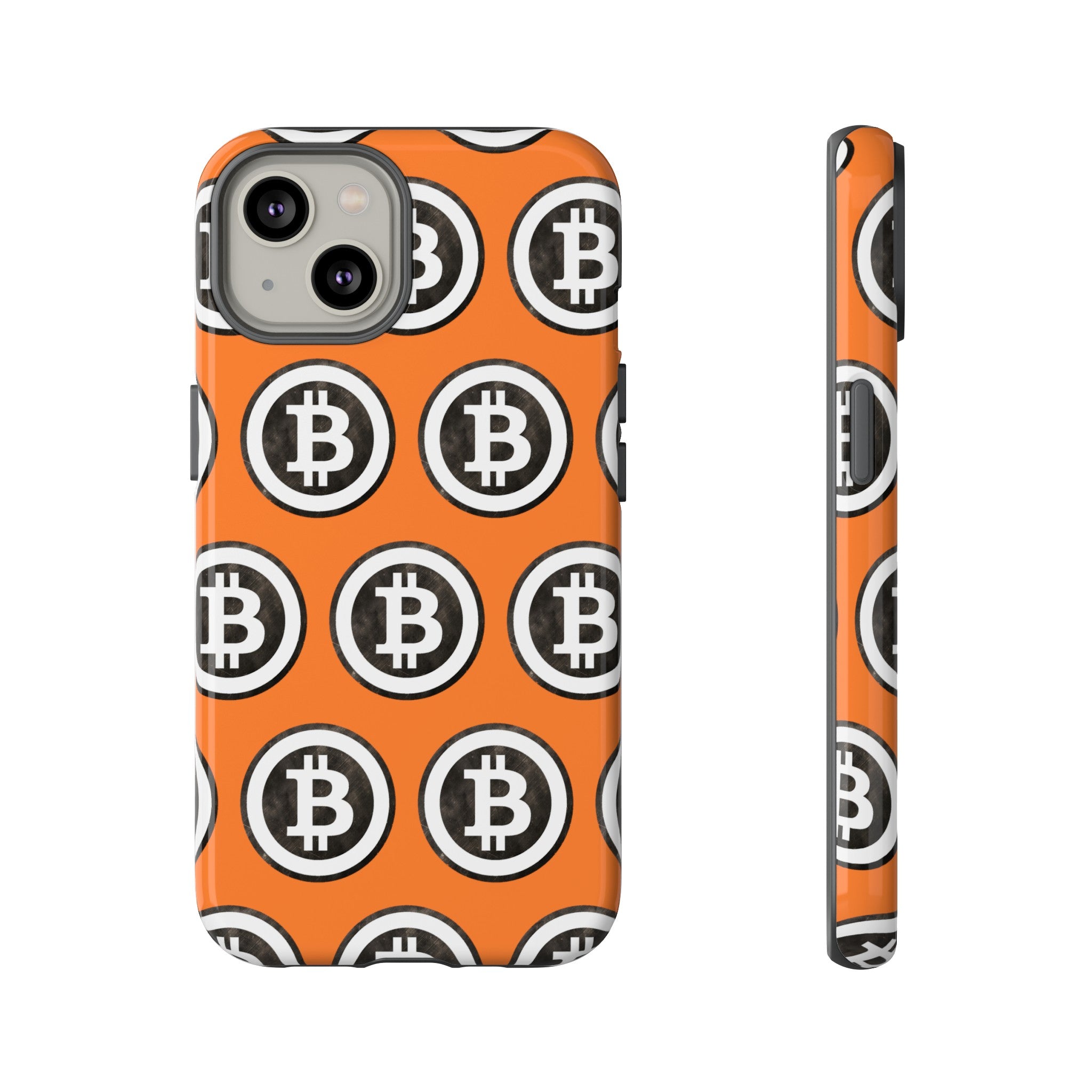Phone Tough Case - B Logo Orange Background