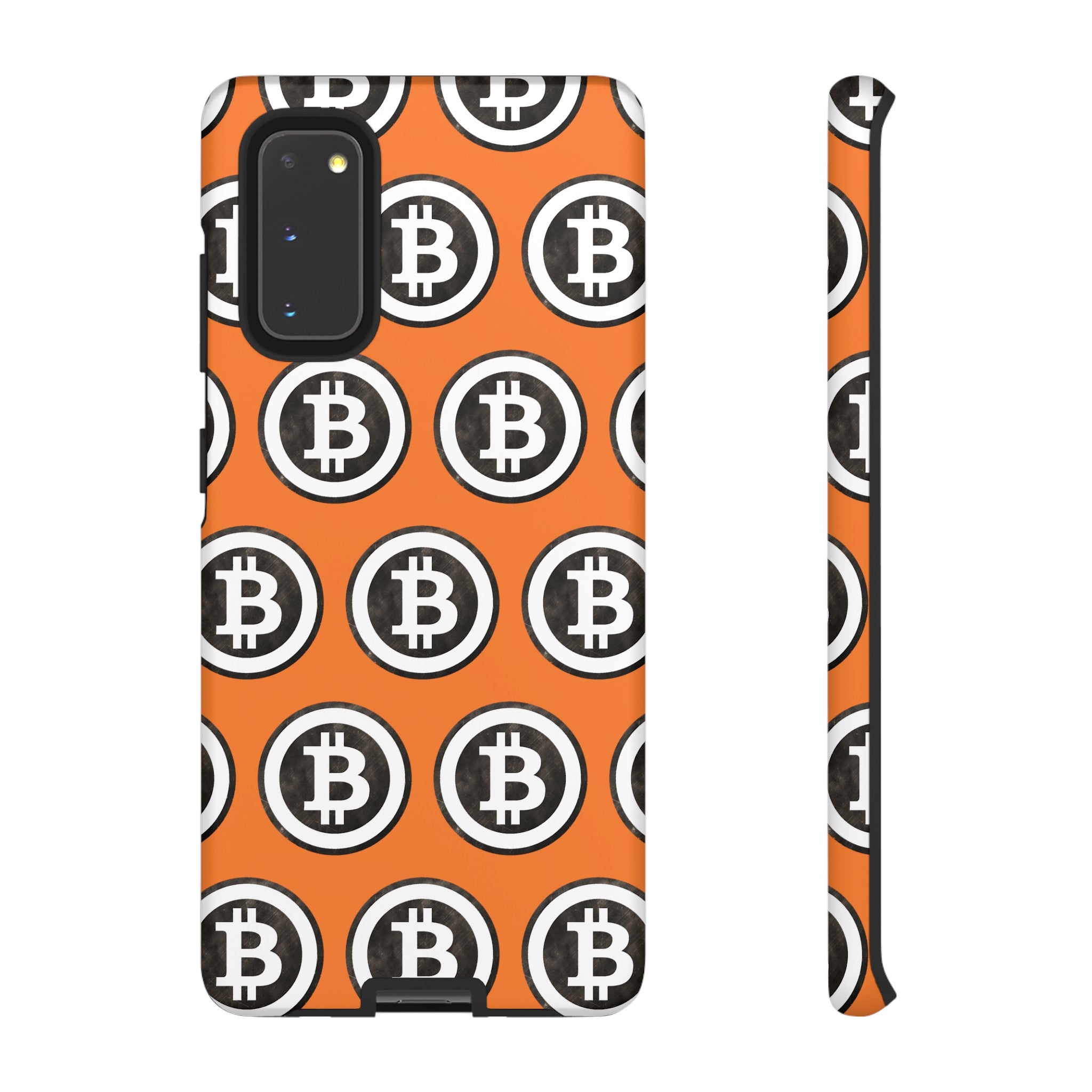 Phone Tough Case - B Logo Orange Background