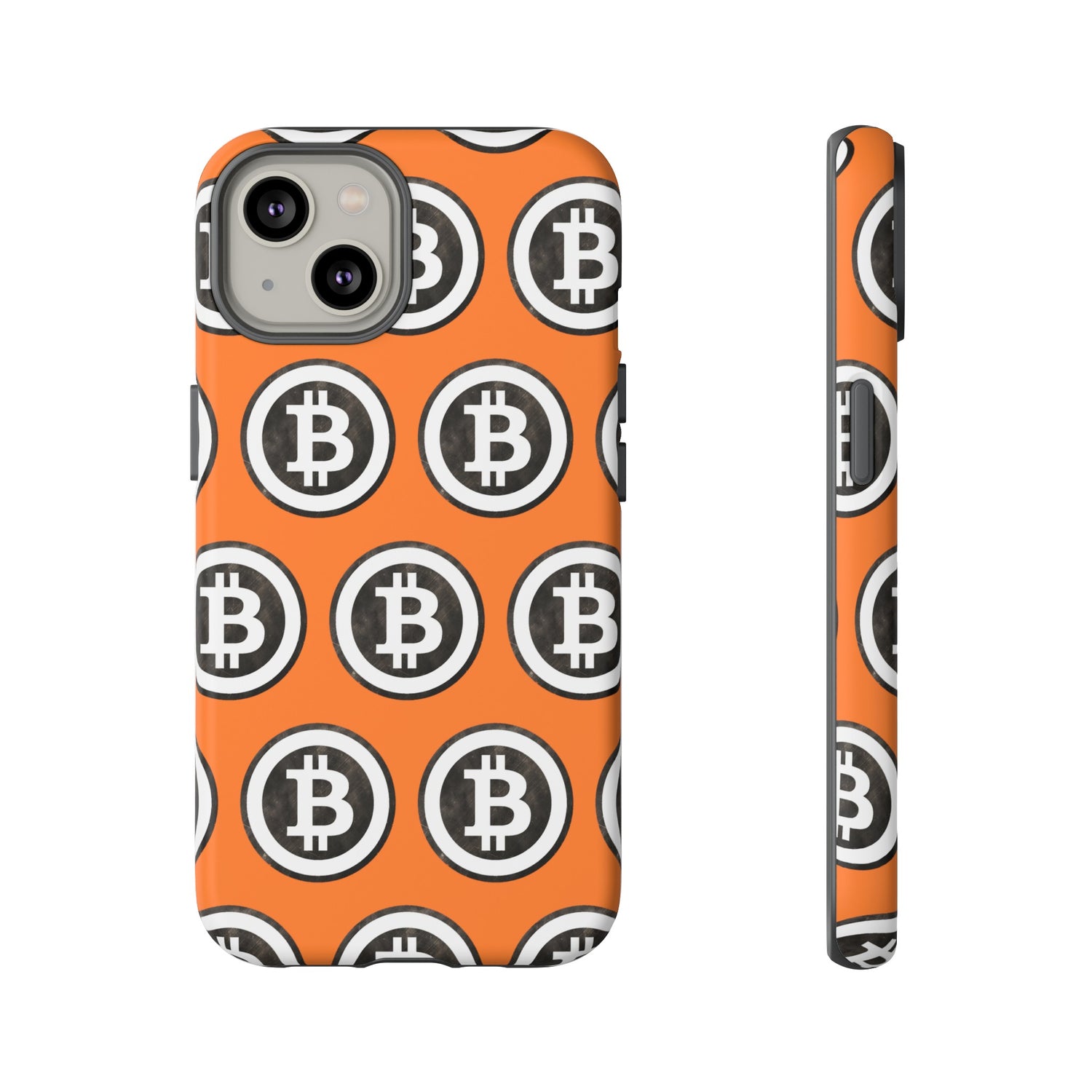 Phone Tough Case - B Logo Orange Background
