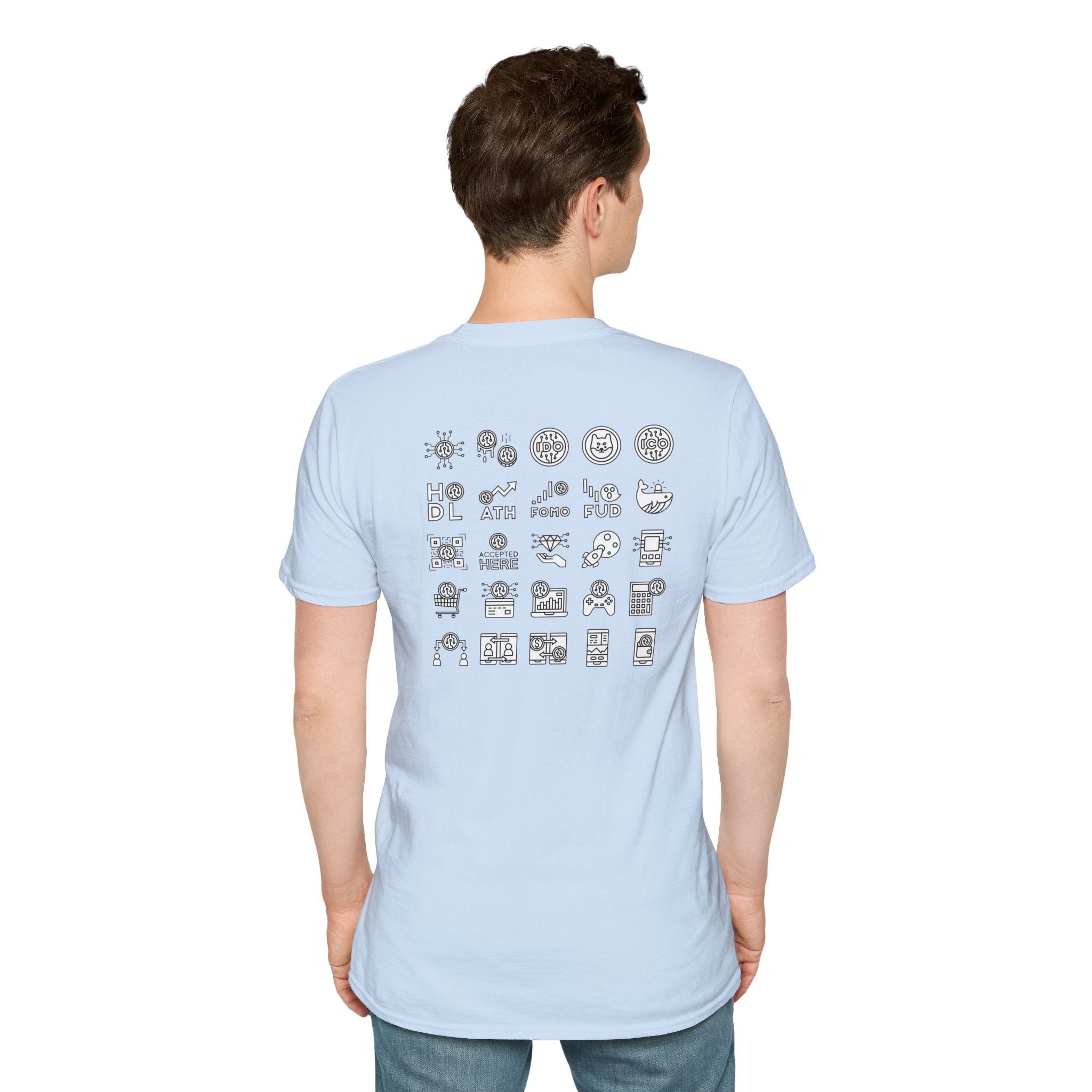 Crypto Symbols - Cotton T-Shirt