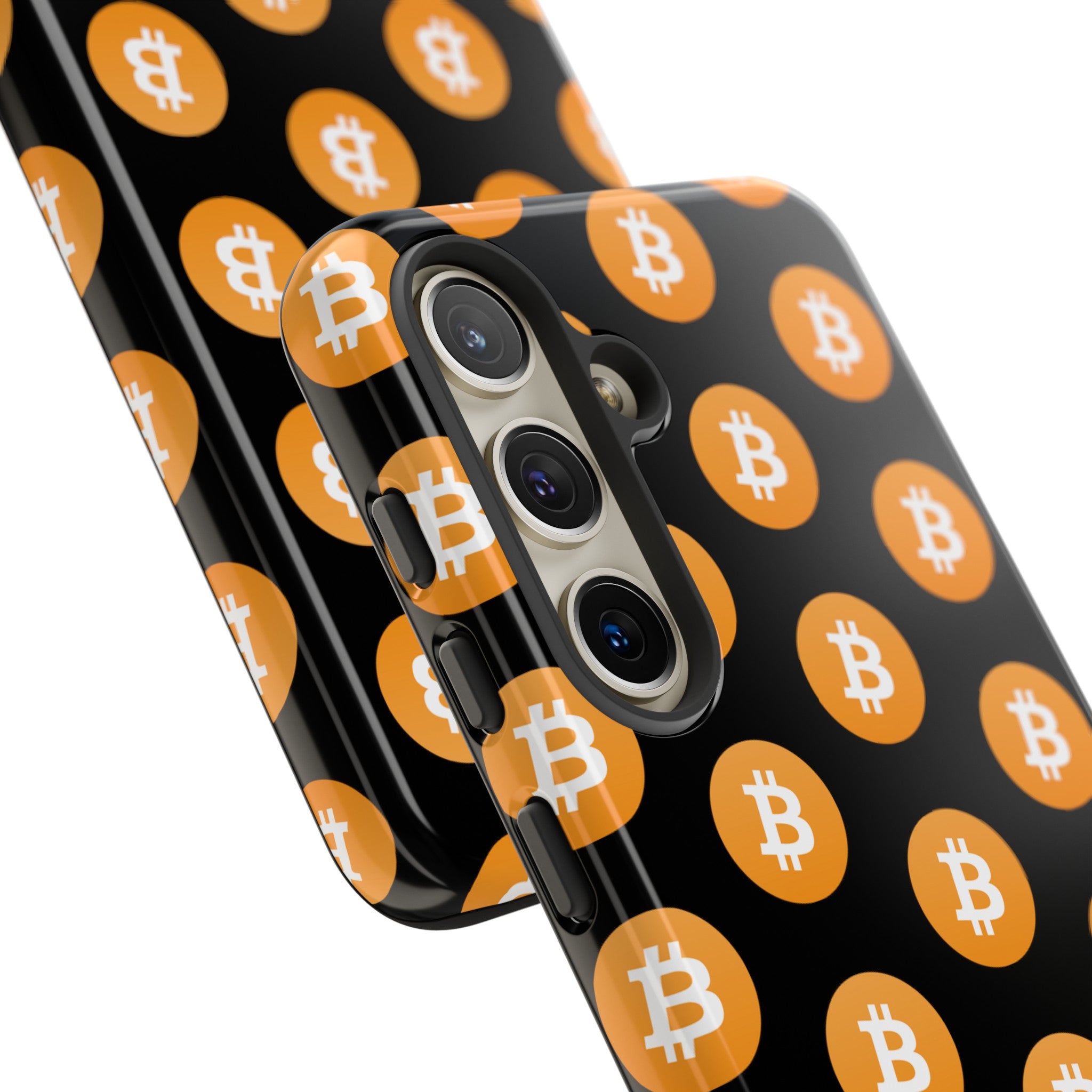Phone Tough Case - Bitcoin Black Background