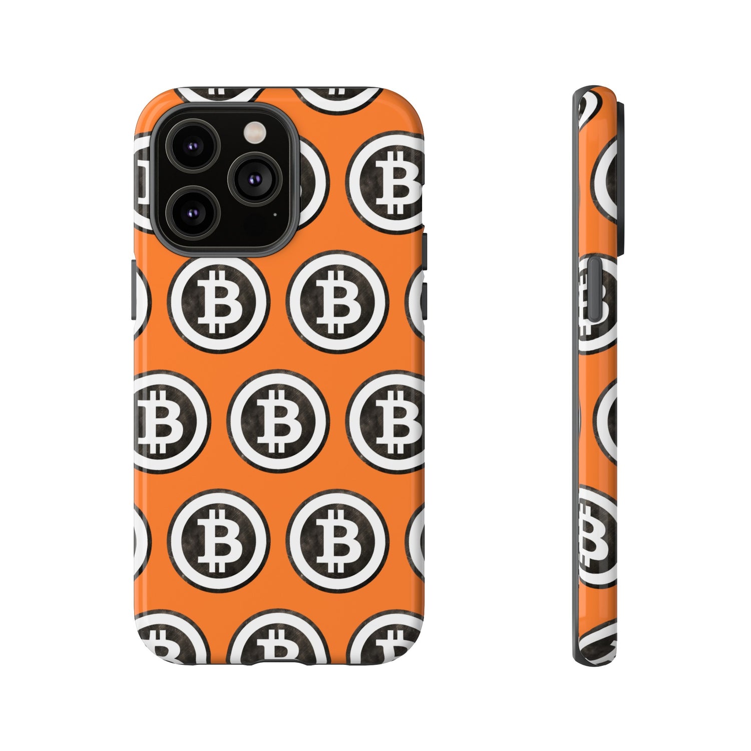 Phone Tough Case - B Logo Orange Background