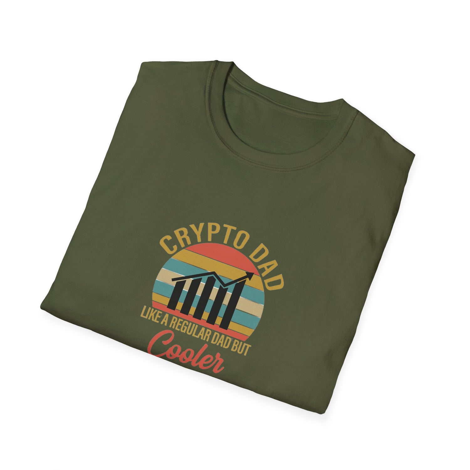 Crypto Dad - Like a Regular Dad But Cooler T-Shirt