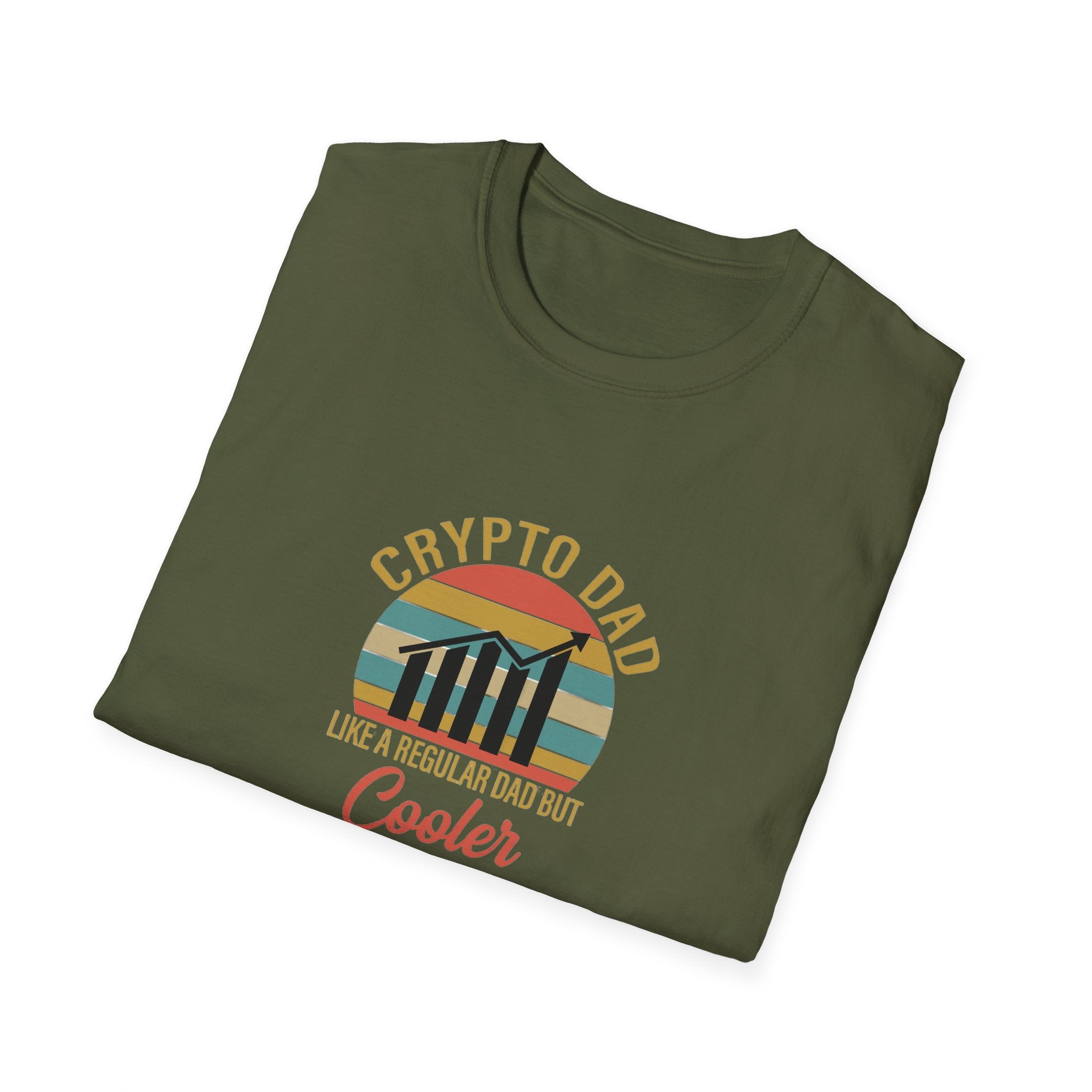 Crypto Dad - Like a Regular Dad But Cooler T-Shirt