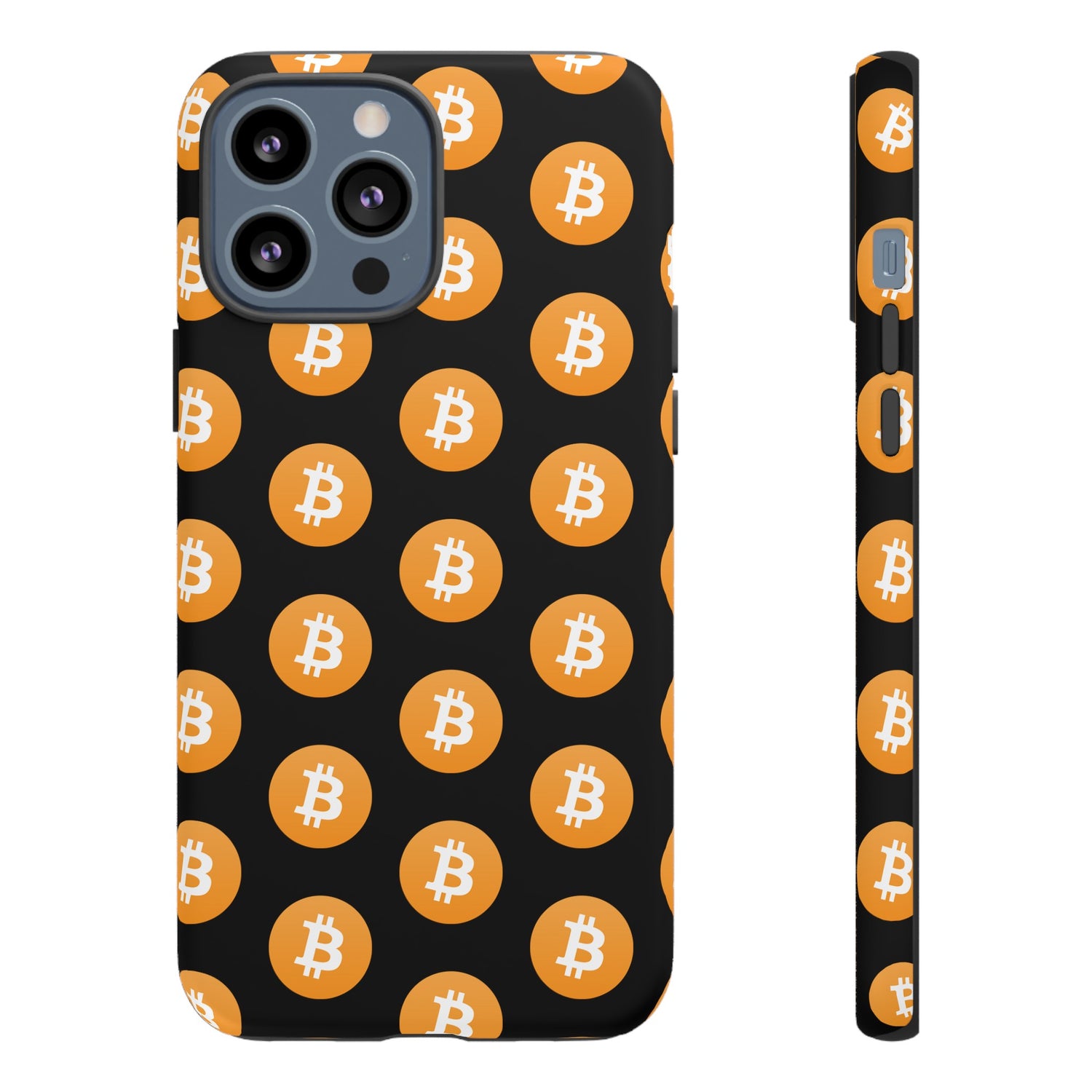 Phone Tough Case - Bitcoin Black Background