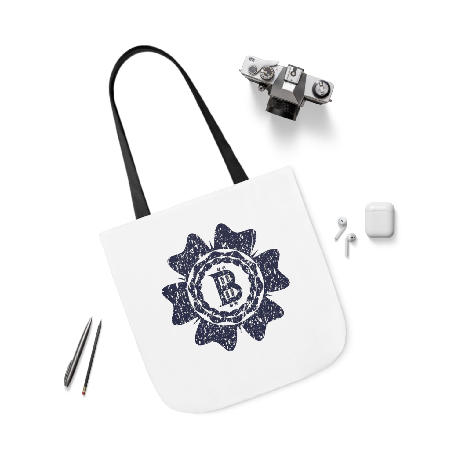 Canvas Tote Bag - Bitcoin Stamp