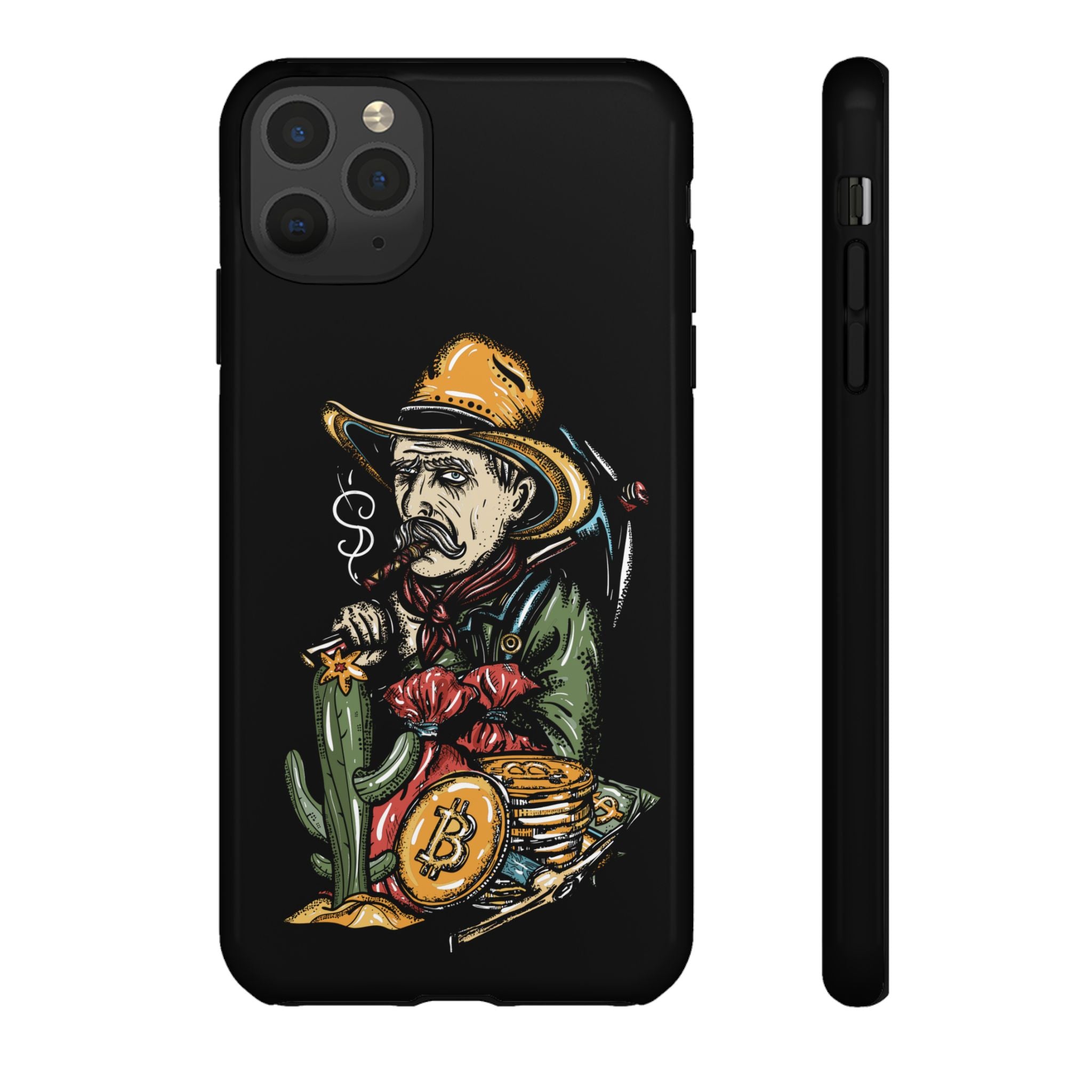 Phone Tough Case - Bitcoin Smoking Man