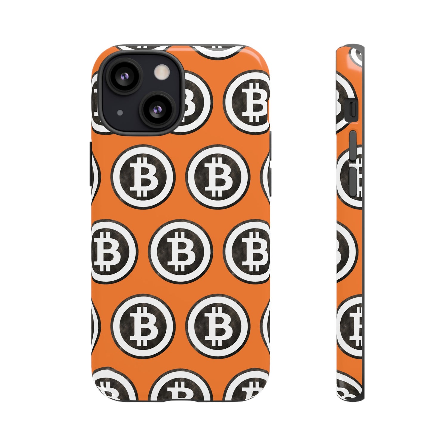 Phone Tough Case - B Logo Orange Background