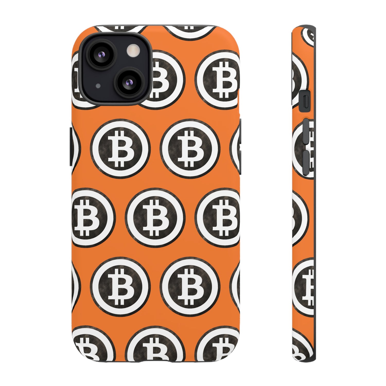 Phone Tough Case - B Logo Orange Background