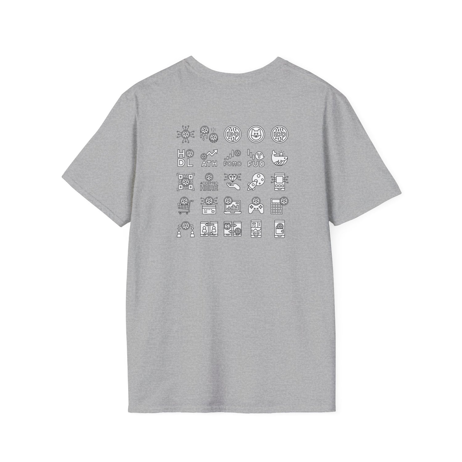 Crypto Symbols - Cotton T-Shirt
