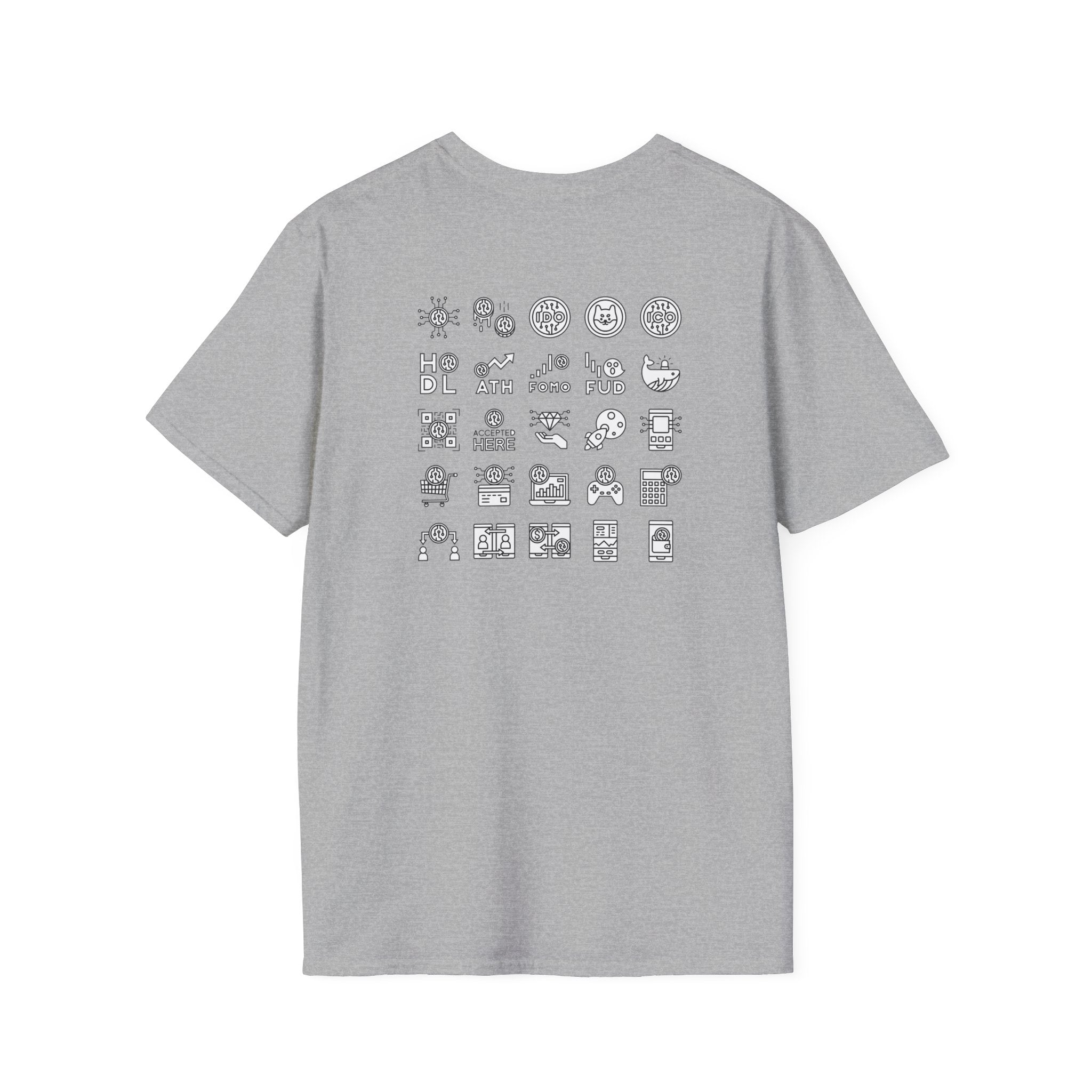 Crypto Symbols - Cotton T-Shirt