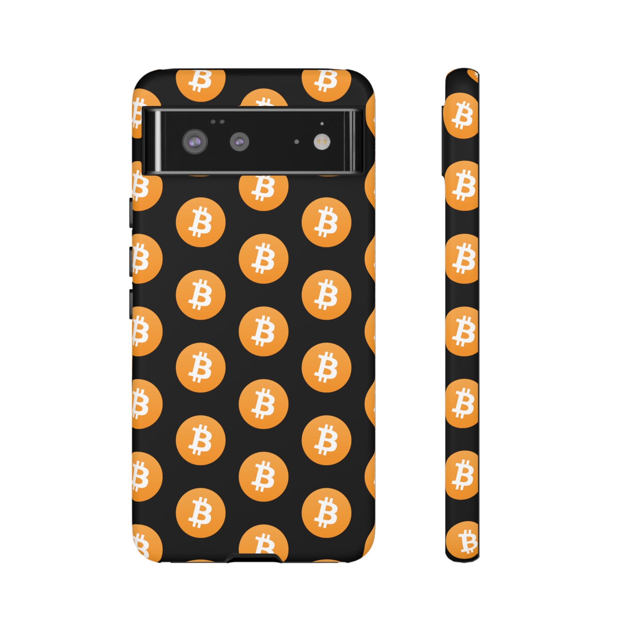 Phone Tough Case - Bitcoin Black Background