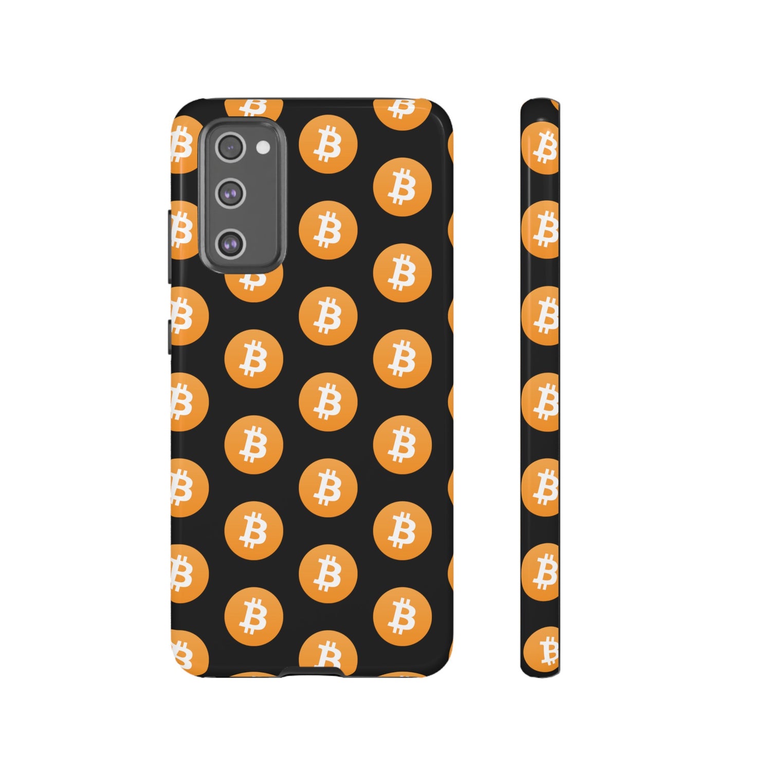 Phone Tough Case - Bitcoin Black Background