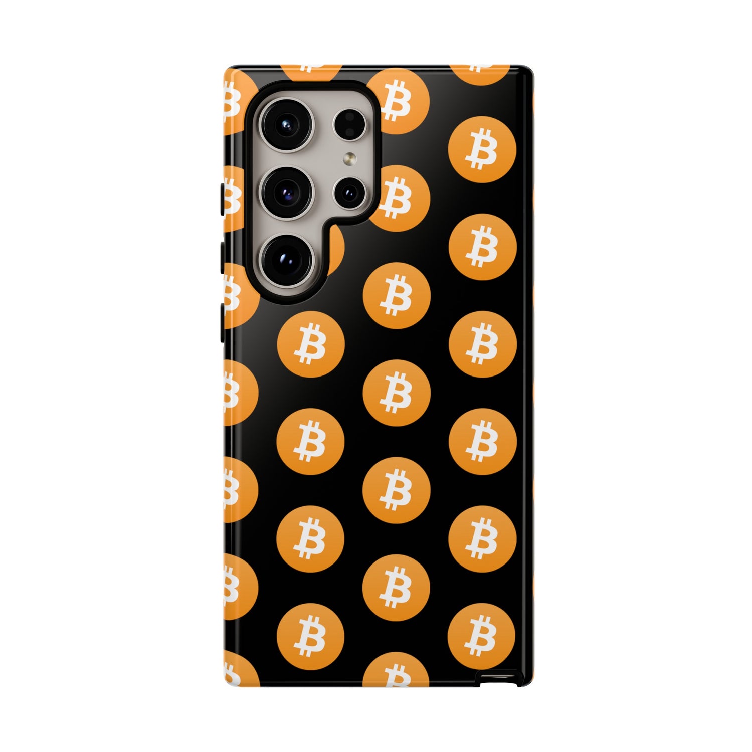 Phone Tough Case - Bitcoin Black Background