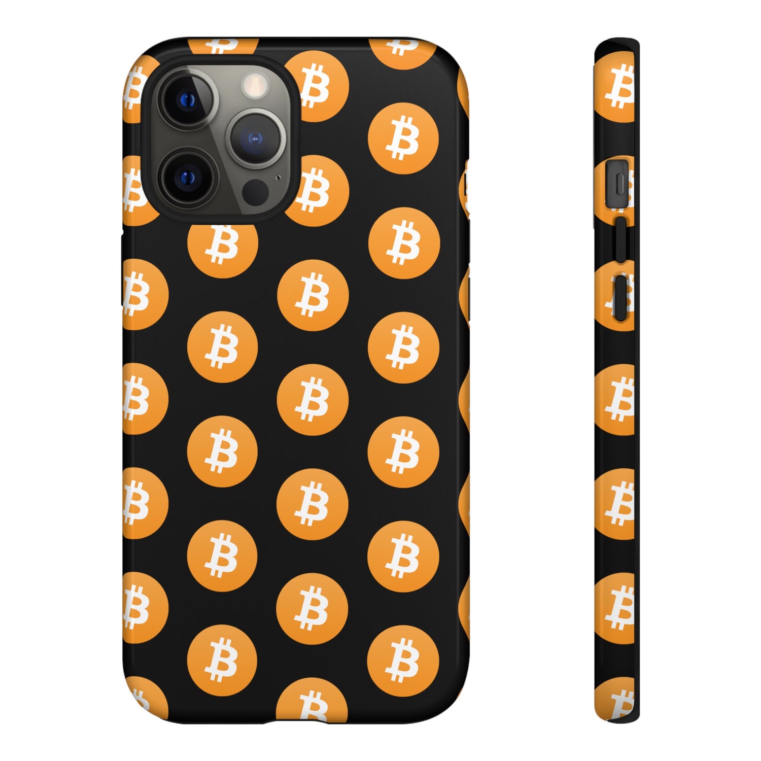 Phone Tough Case - Bitcoin Black Background