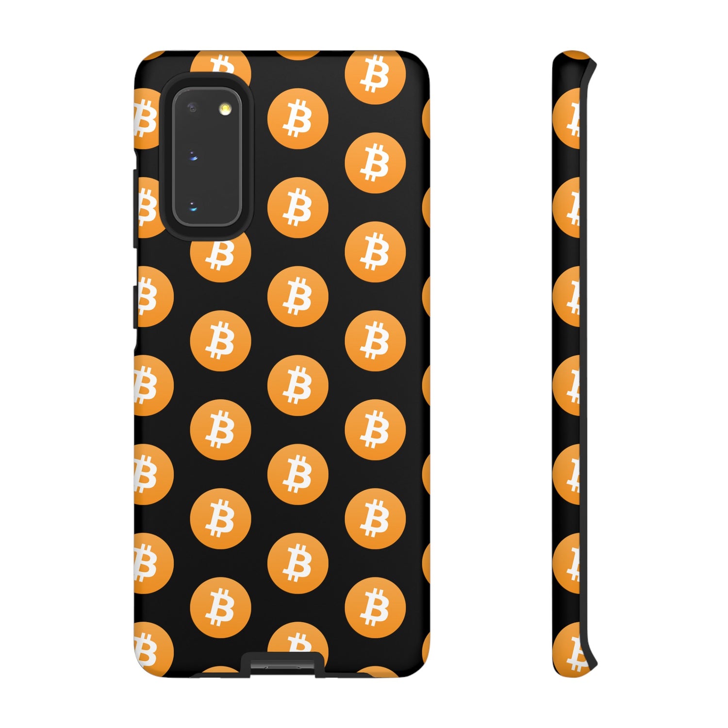 Phone Tough Case - Bitcoin Black Background