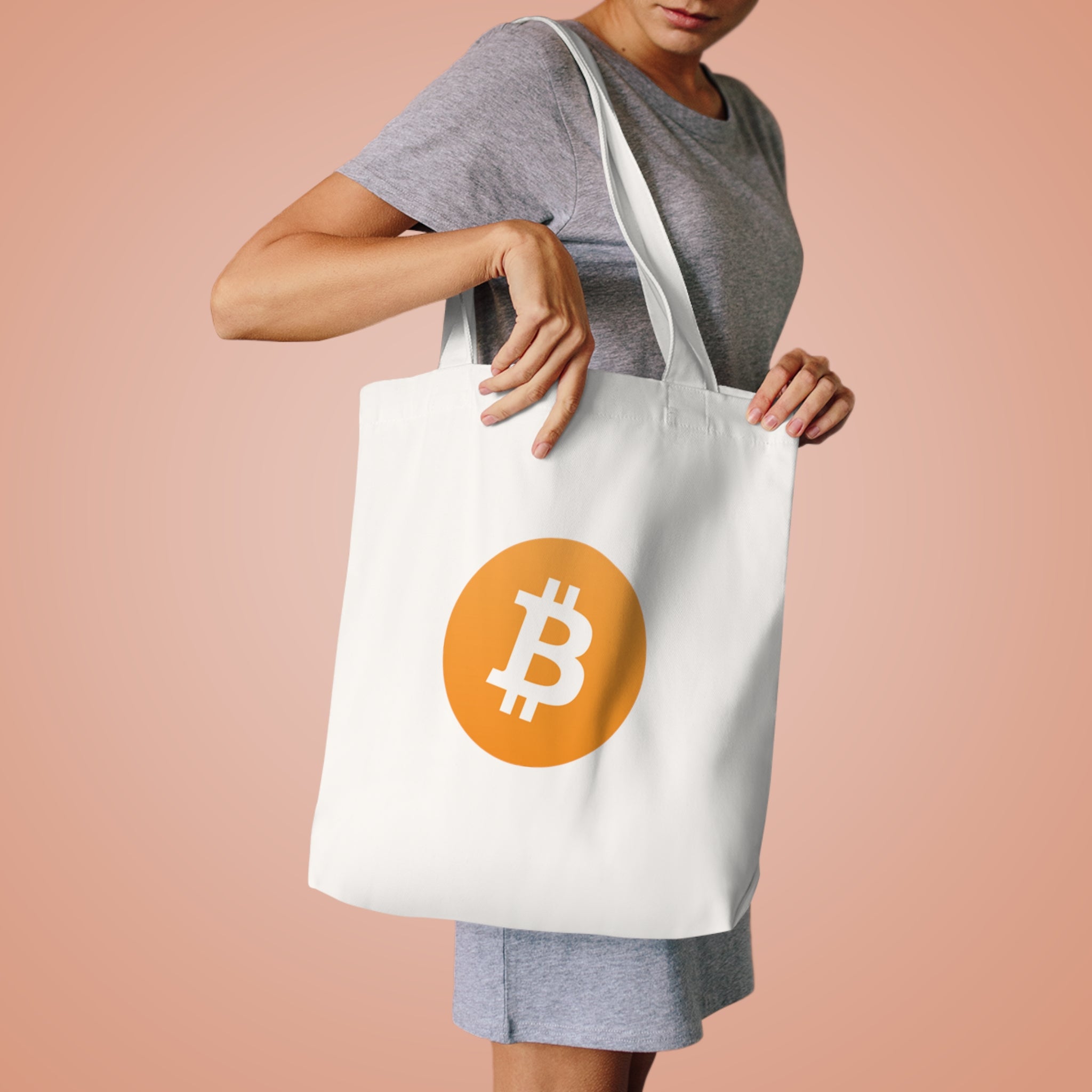 Premium 100% Cotton Tote Bag - Bitcoin