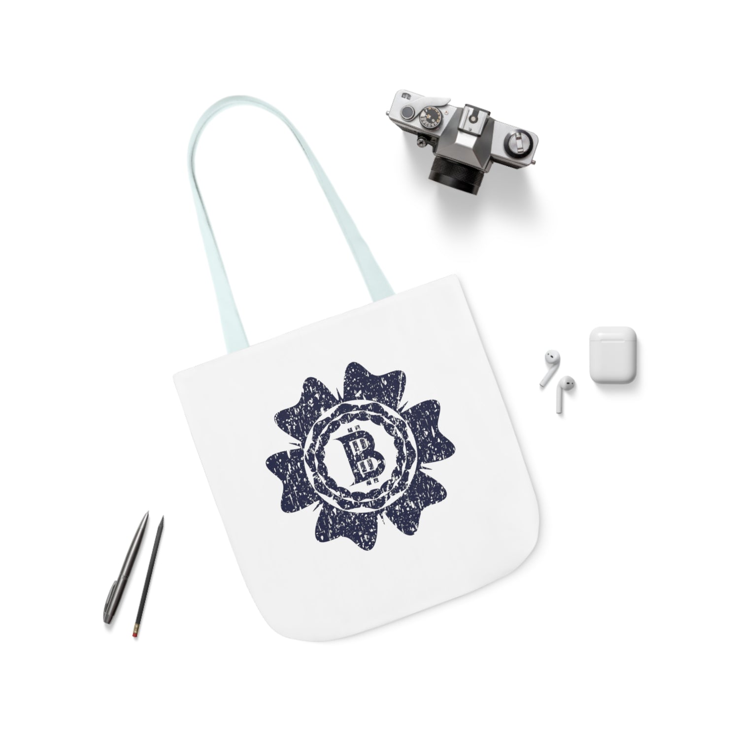 Canvas Tote Bag - Bitcoin Stamp