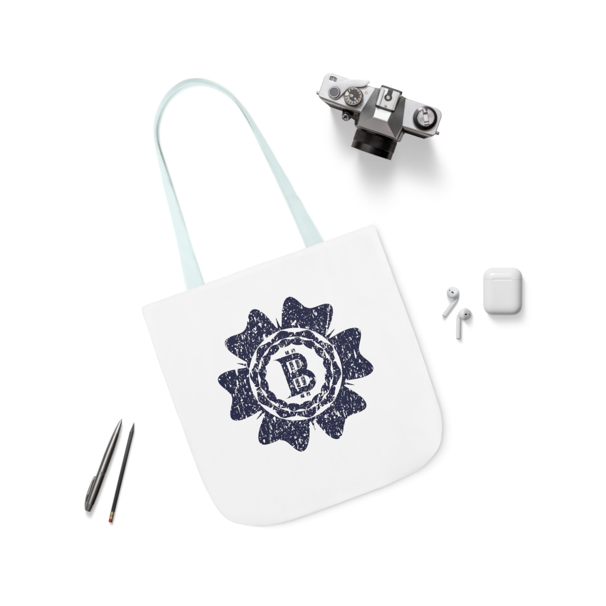 Canvas Tote Bag - Bitcoin Stamp