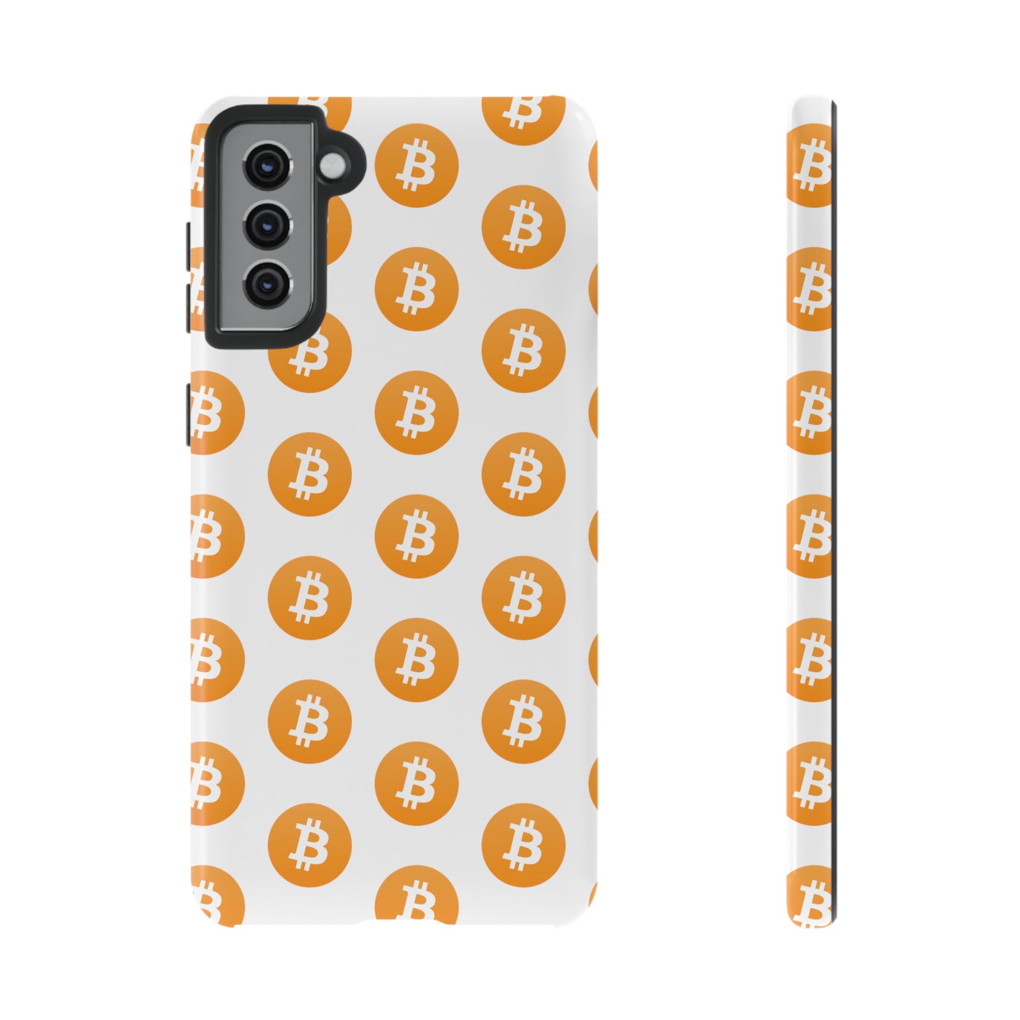 Phone Tough Case - Bitcoin White Background