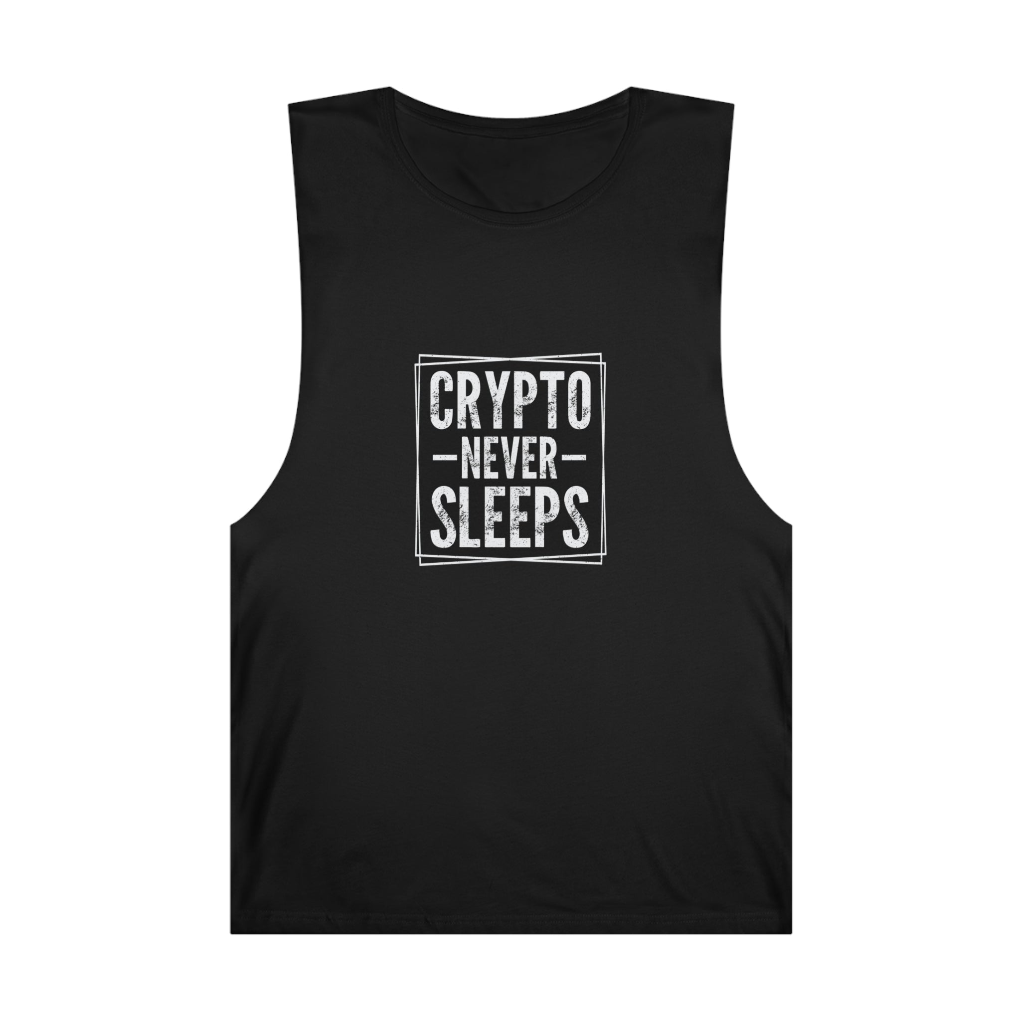Muscle T-Shirt - Crypto Never Sleeps