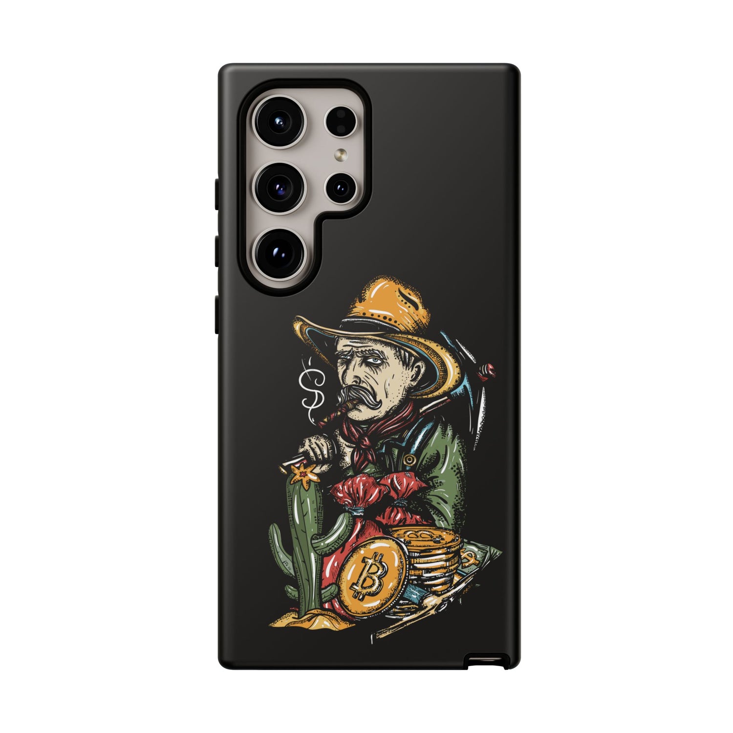 Phone Tough Case - Bitcoin Smoking Man