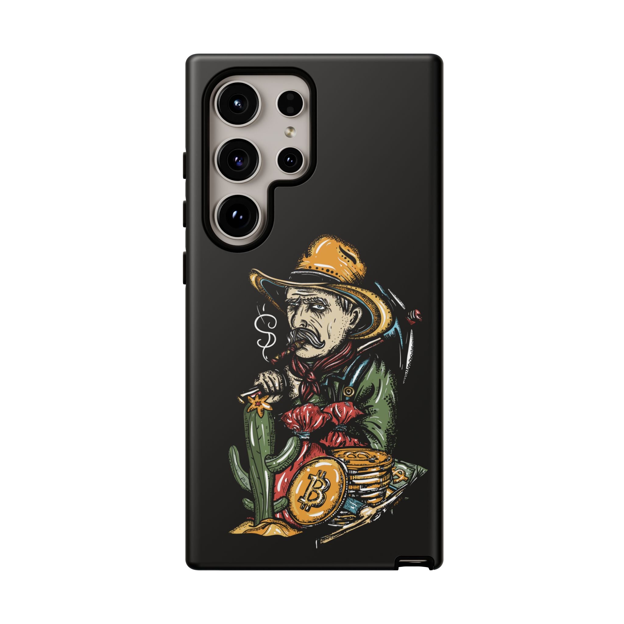 Phone Tough Case - Bitcoin Smoking Man