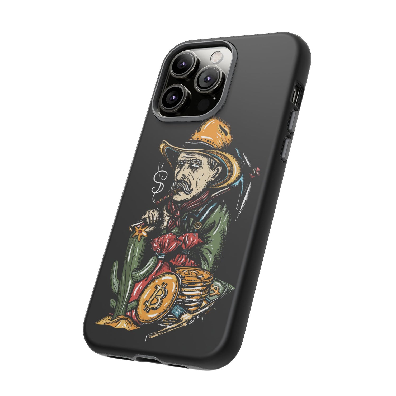 Phone Tough Case - Bitcoin Smoking Man