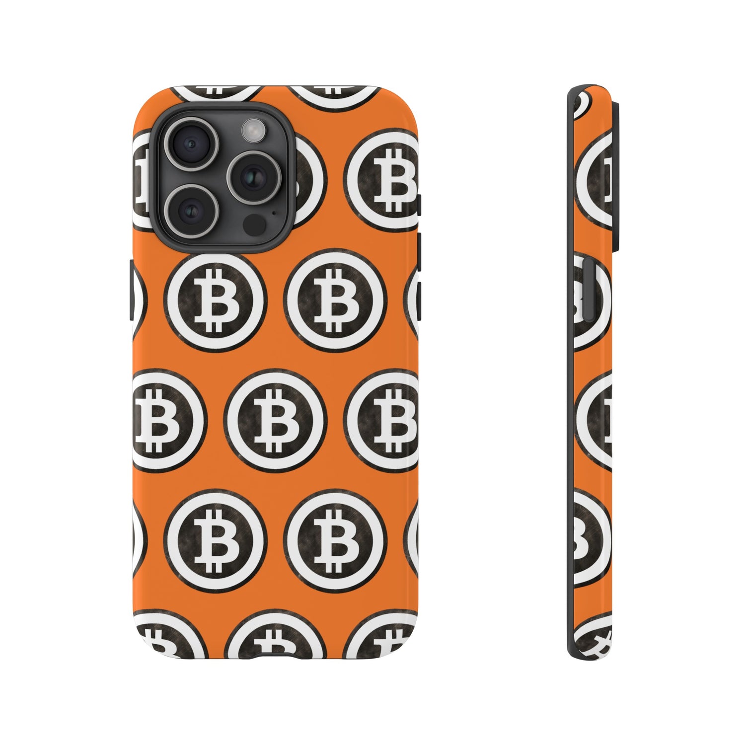Phone Tough Case - B Logo Orange Background