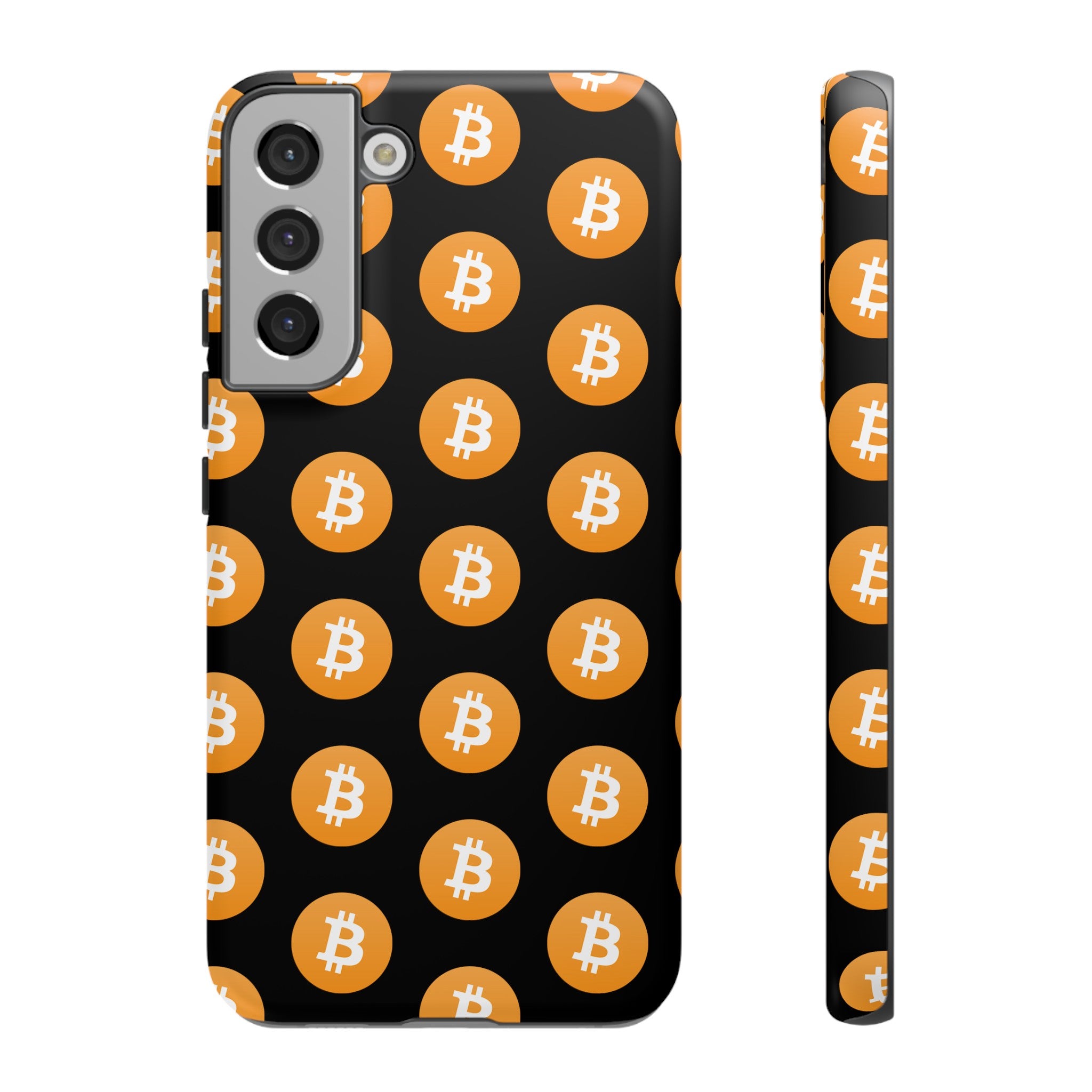 Phone Tough Case - Bitcoin Black Background