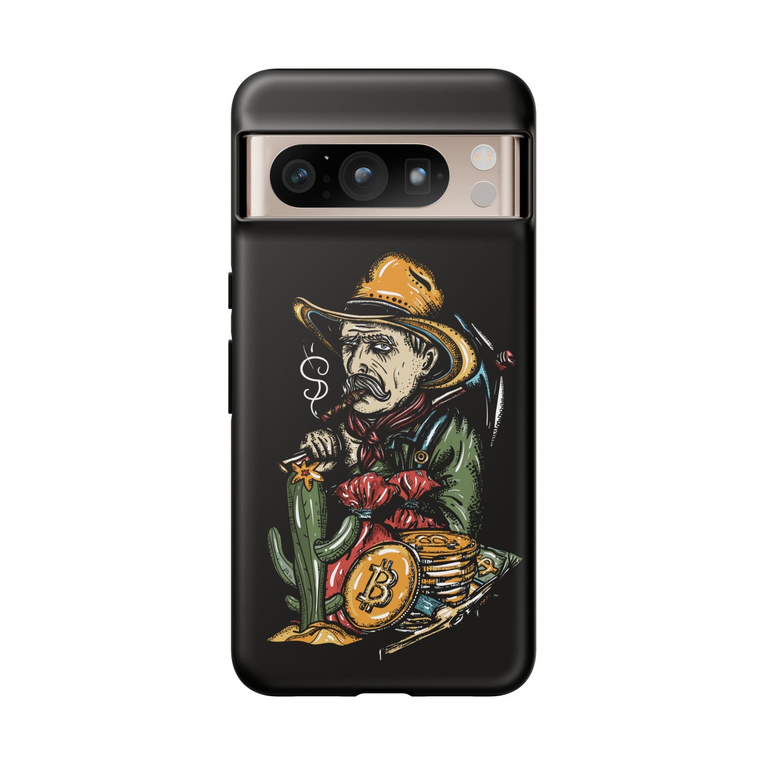 Phone Tough Case - Bitcoin Smoking Man