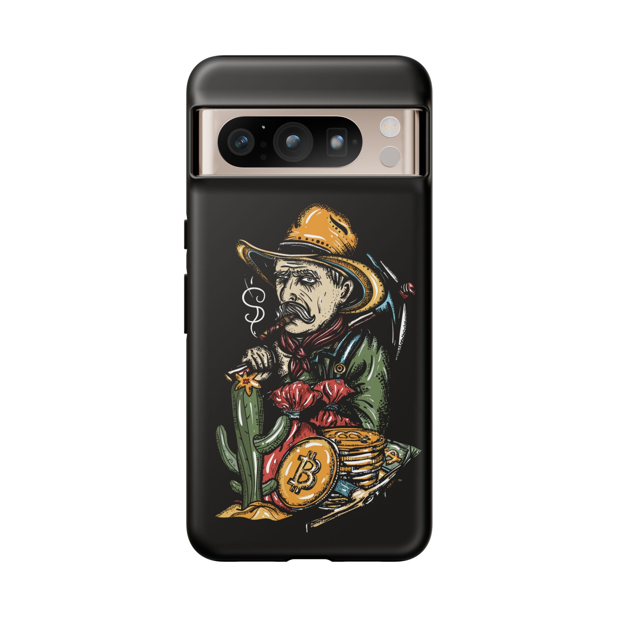 Phone Tough Case - Bitcoin Smoking Man