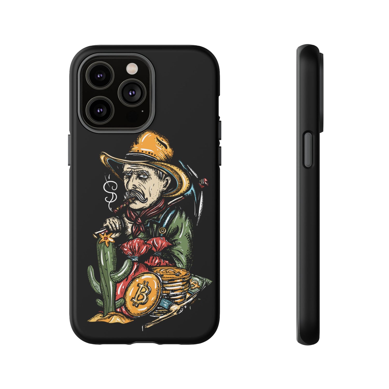 Phone Tough Case - Bitcoin Smoking Man