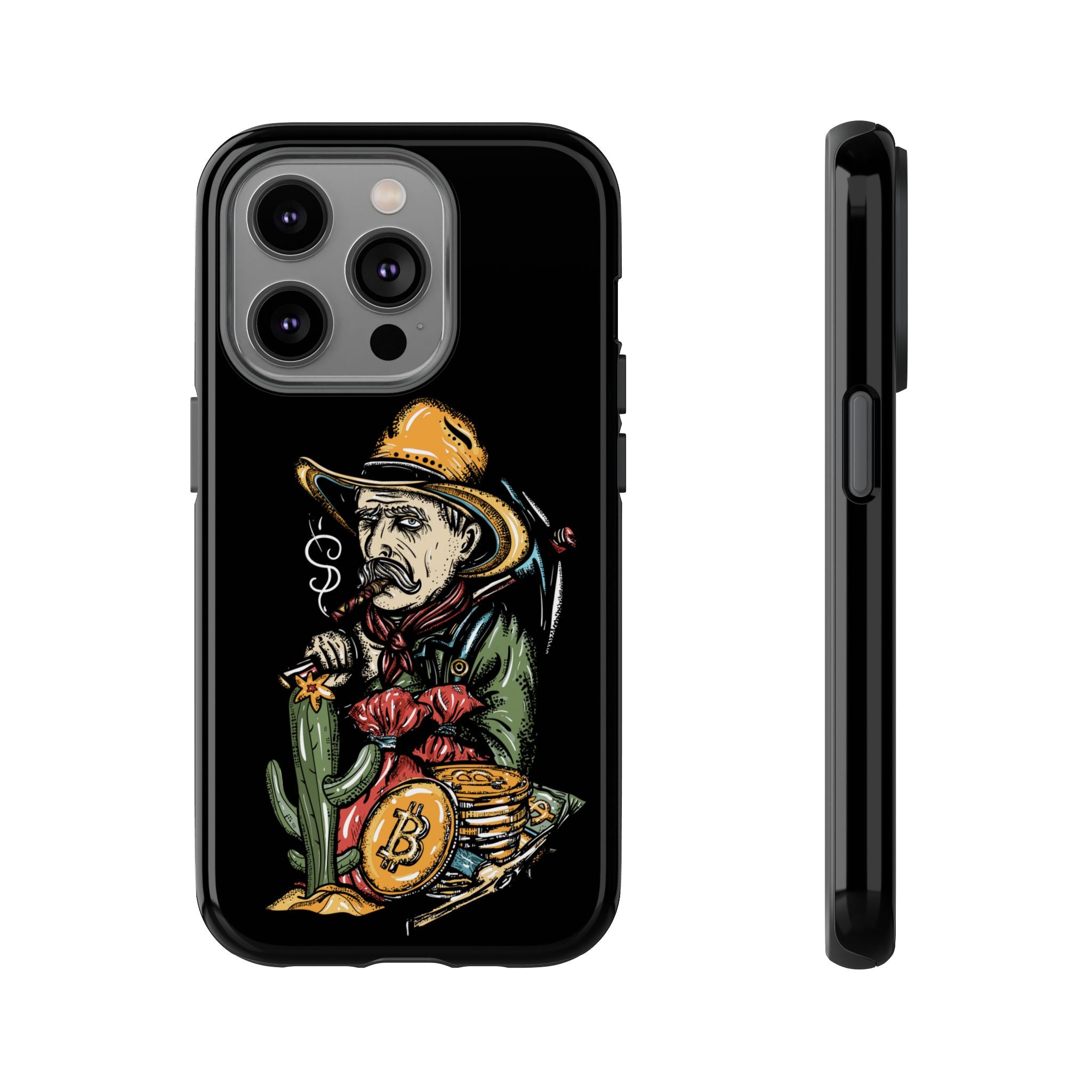 Phone Tough Case - Bitcoin Smoking Man