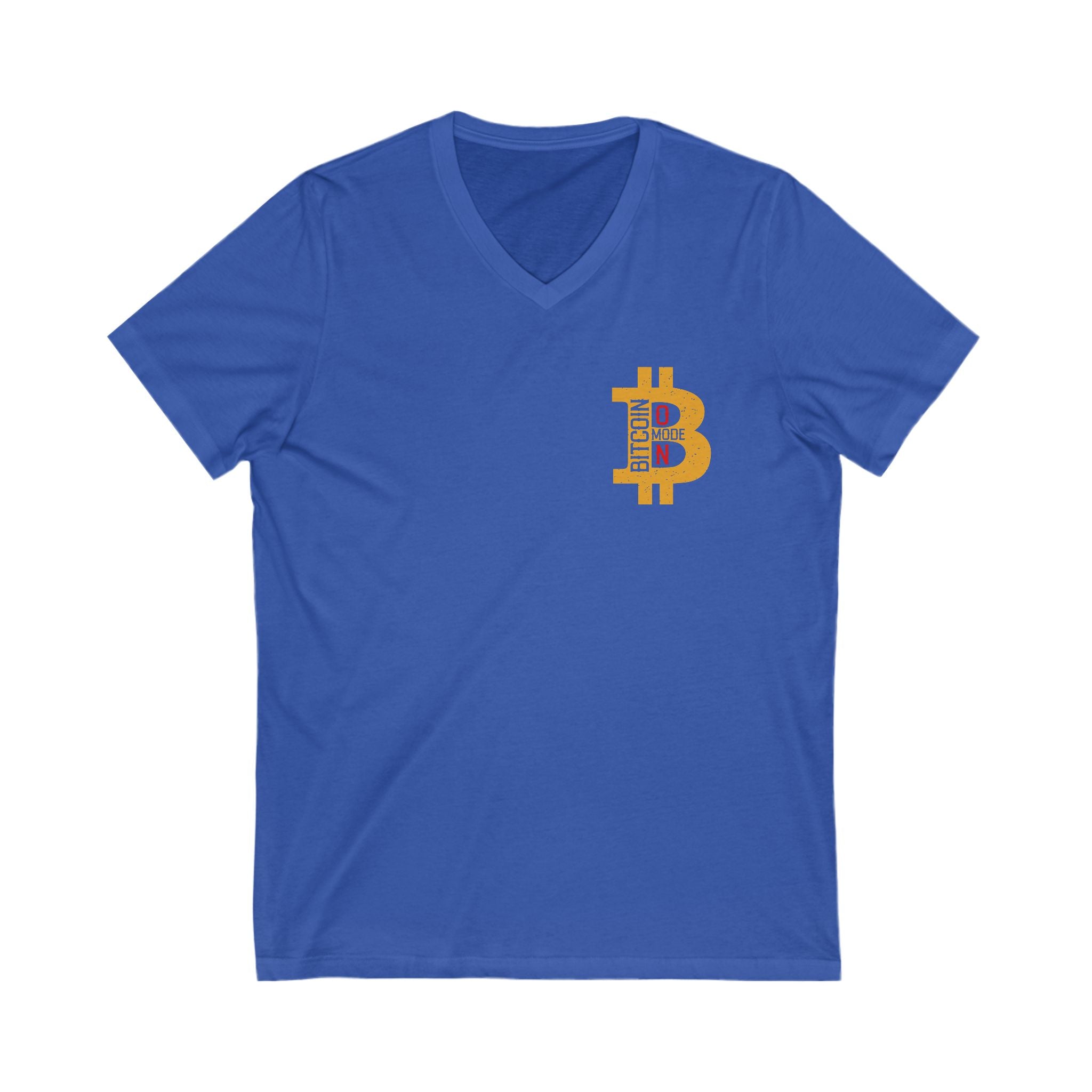 V-Neck T-Shirt - Bitcoin Mode On