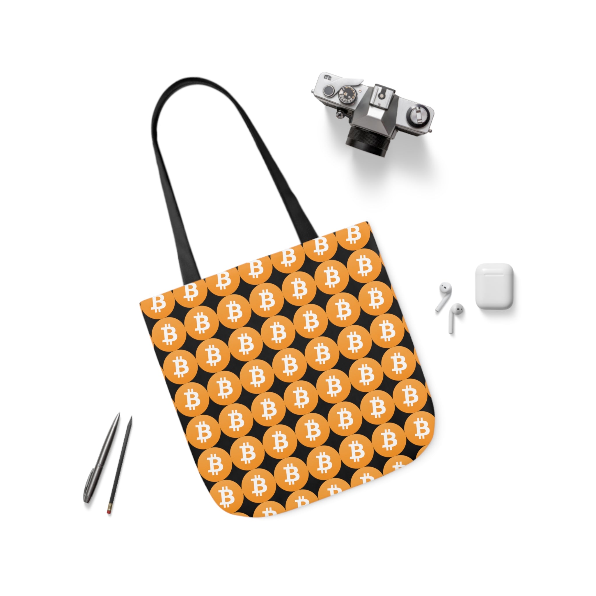 Canvas Tote Bag - Bitcoin Logo