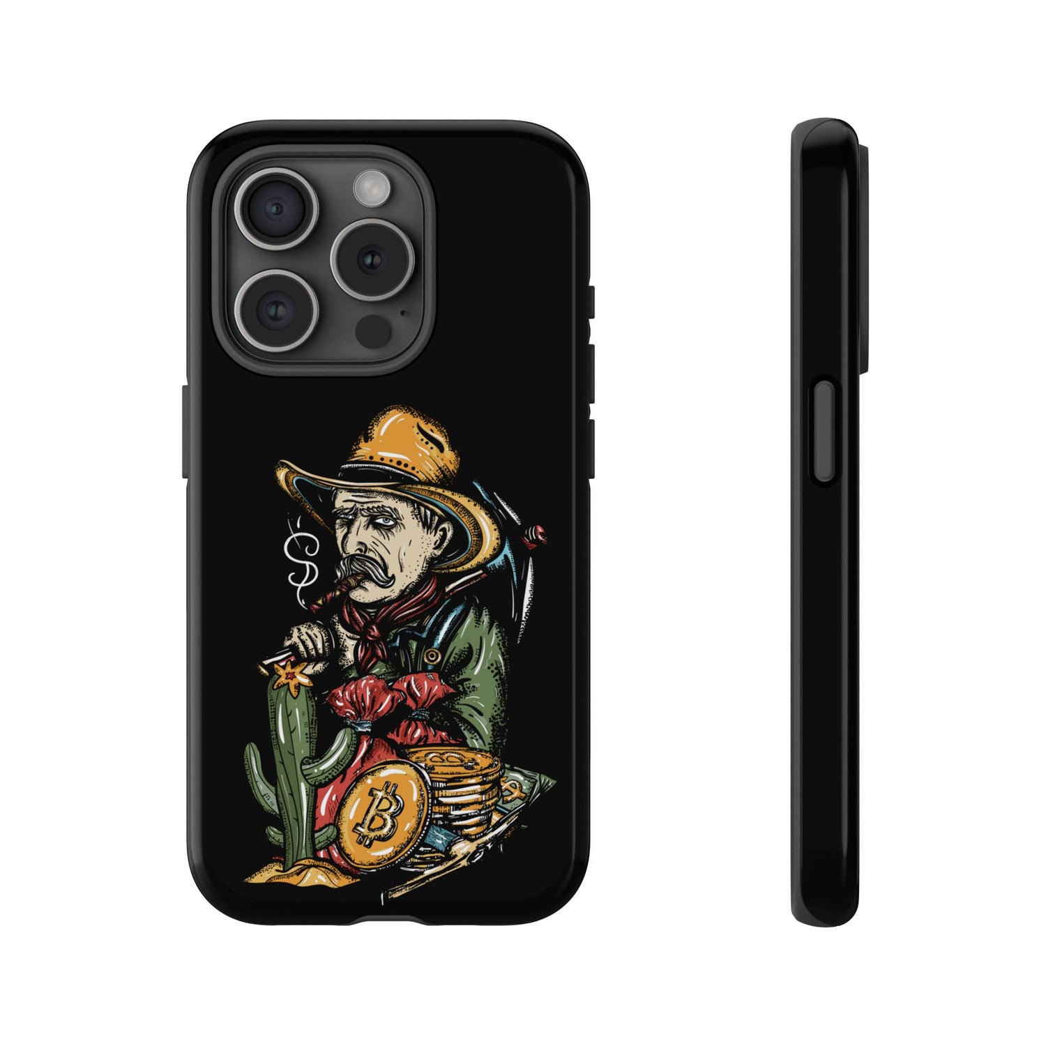 Phone Tough Case - Bitcoin Smoking Man
