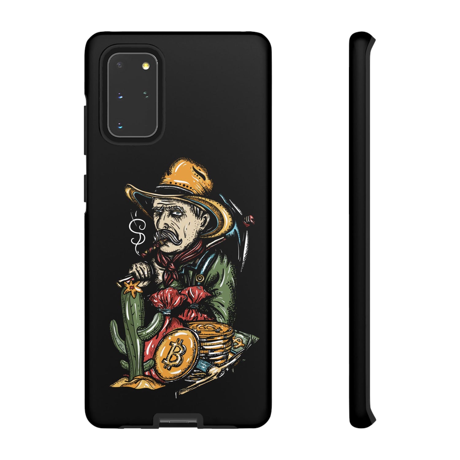 Phone Tough Case - Bitcoin Smoking Man