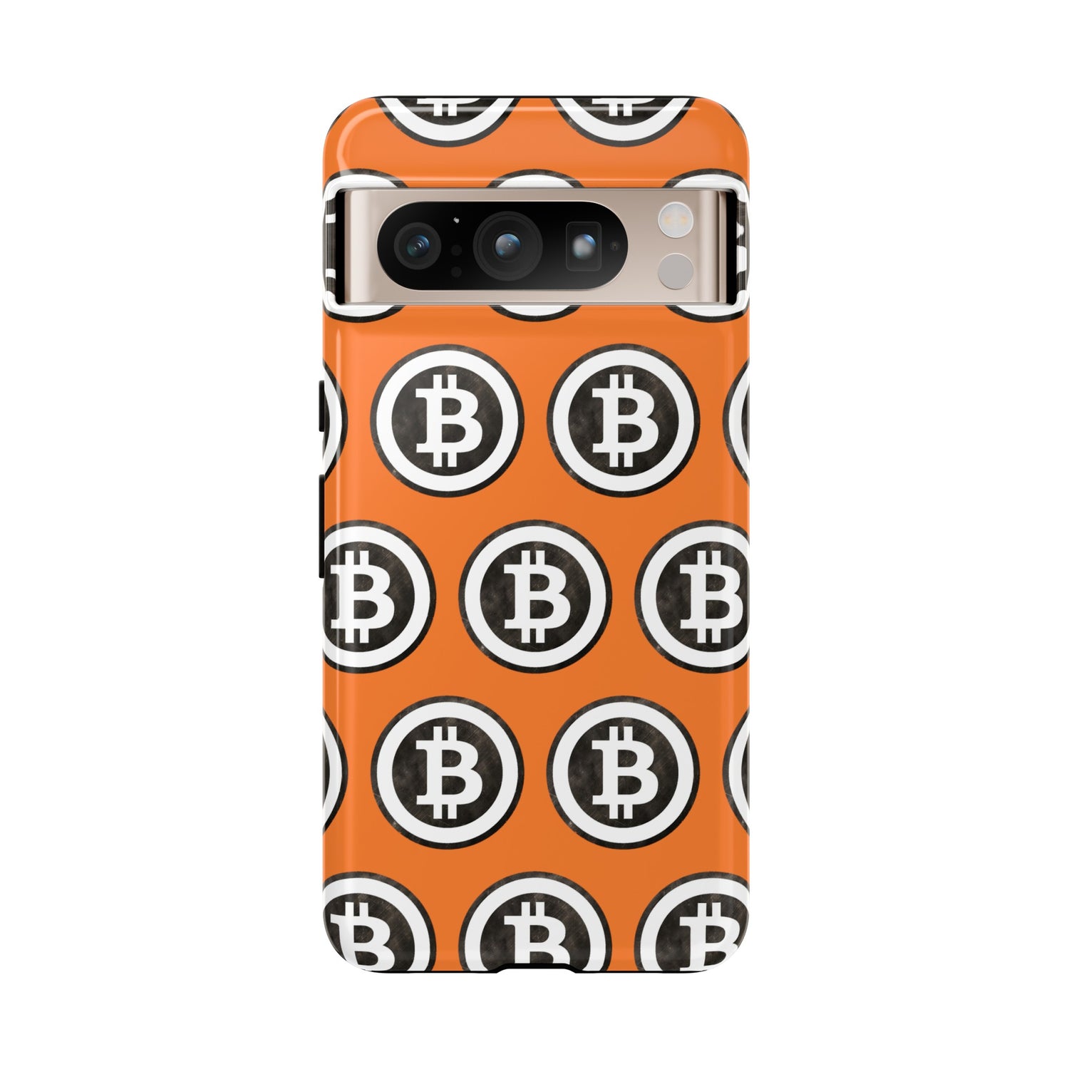 Phone Tough Case - B Logo Orange Background