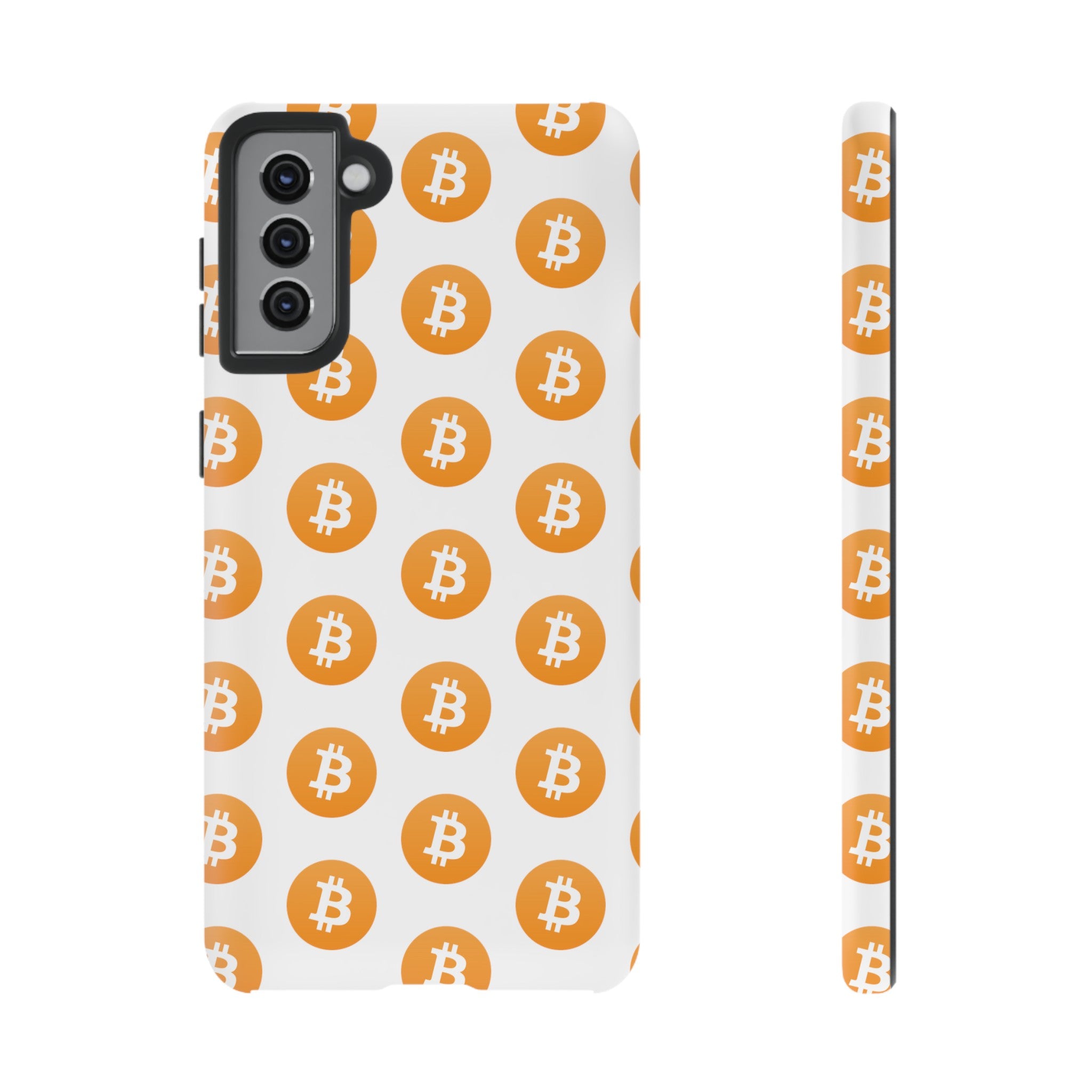 Phone Tough Case - Bitcoin White Background