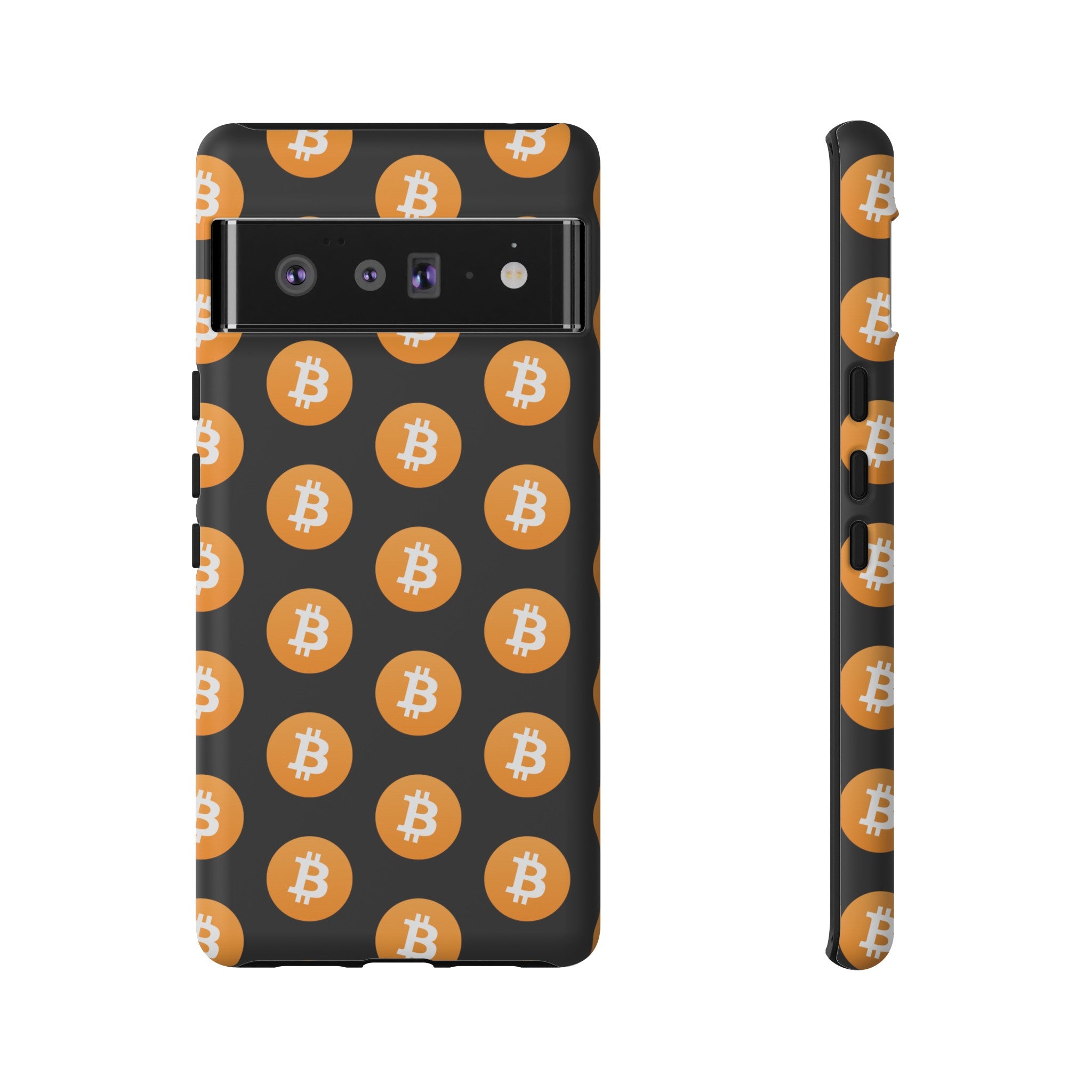 Phone Tough Case - Bitcoin Black Background