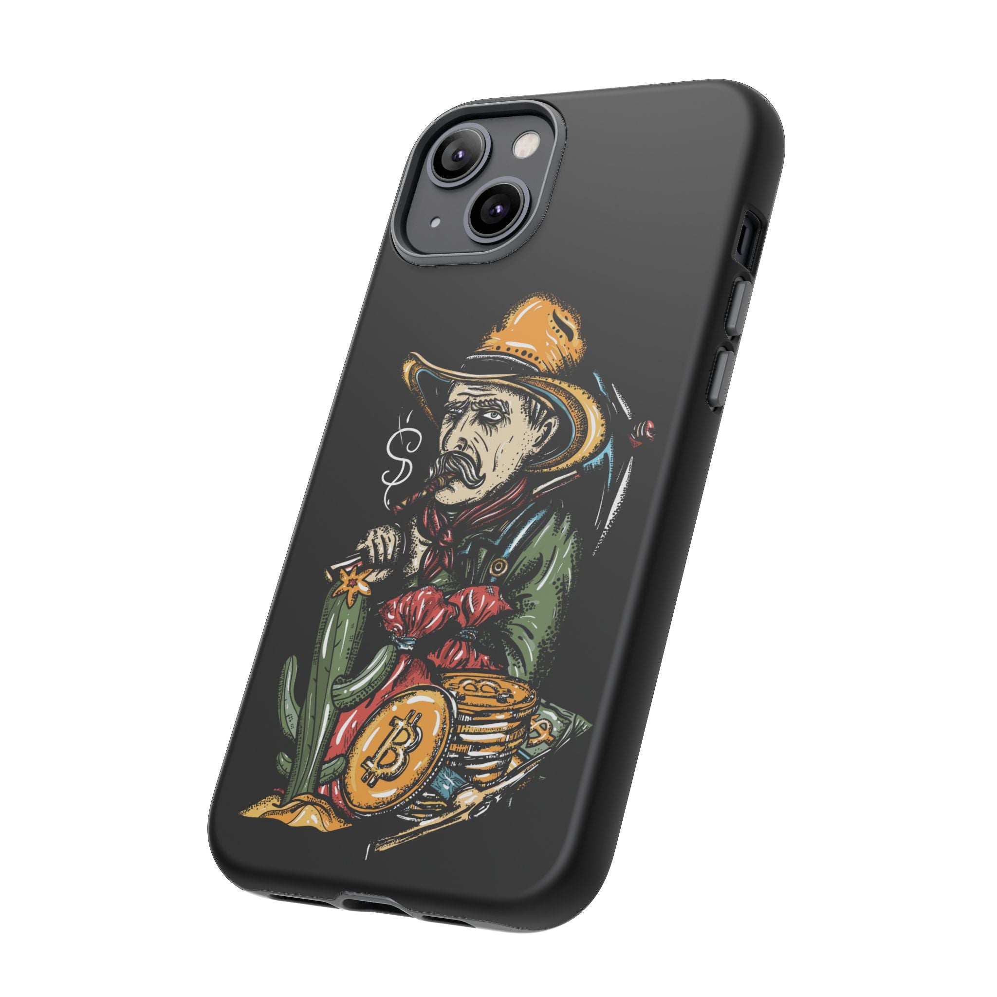 Phone Tough Case - Bitcoin Smoking Man