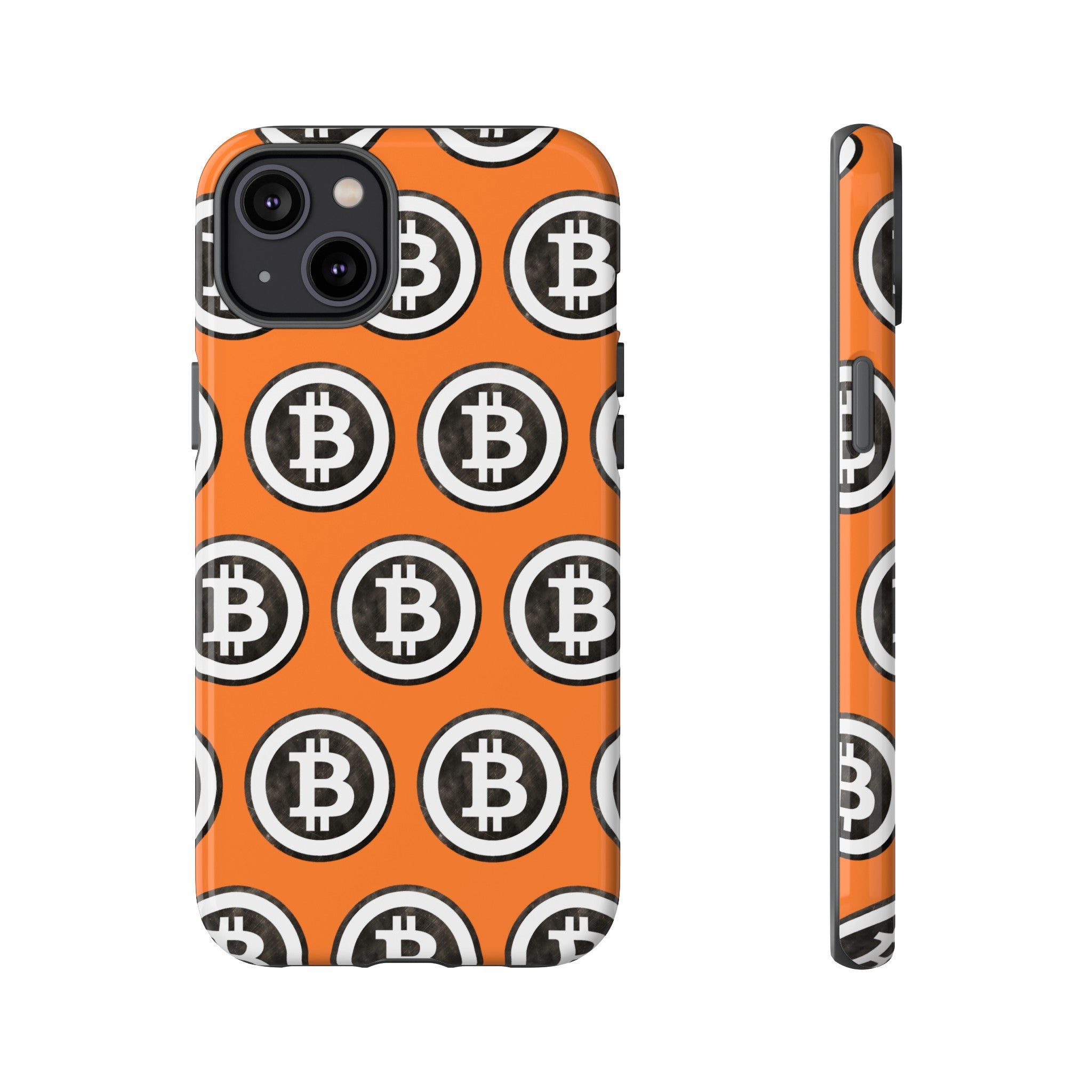 Phone Tough Case - B Logo Orange Background