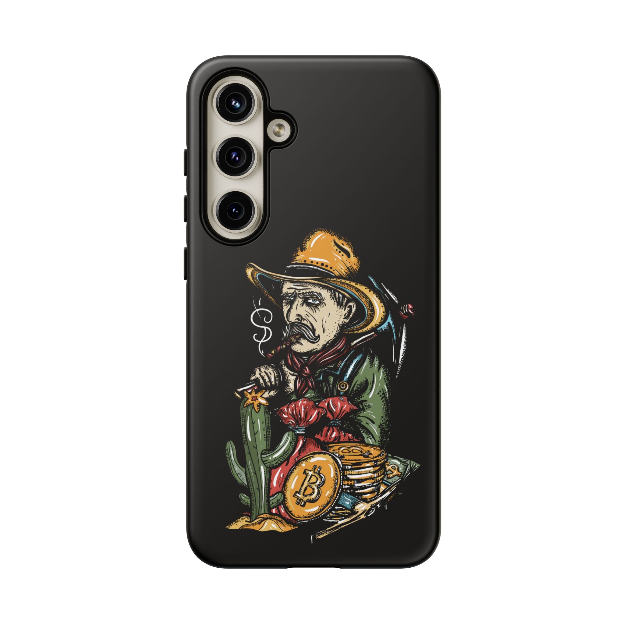 Phone Tough Case - Bitcoin Smoking Man