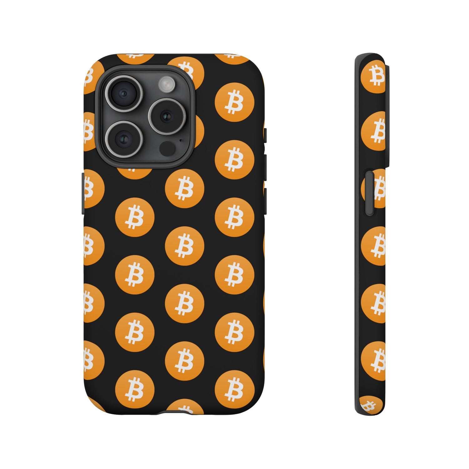 Phone Tough Case - Bitcoin Black Background