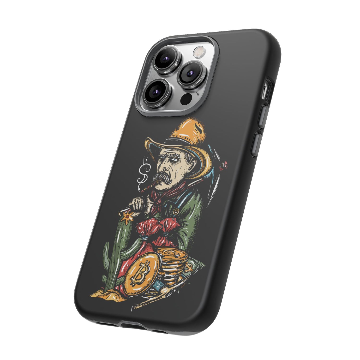 Phone Tough Case - Bitcoin Smoking Man