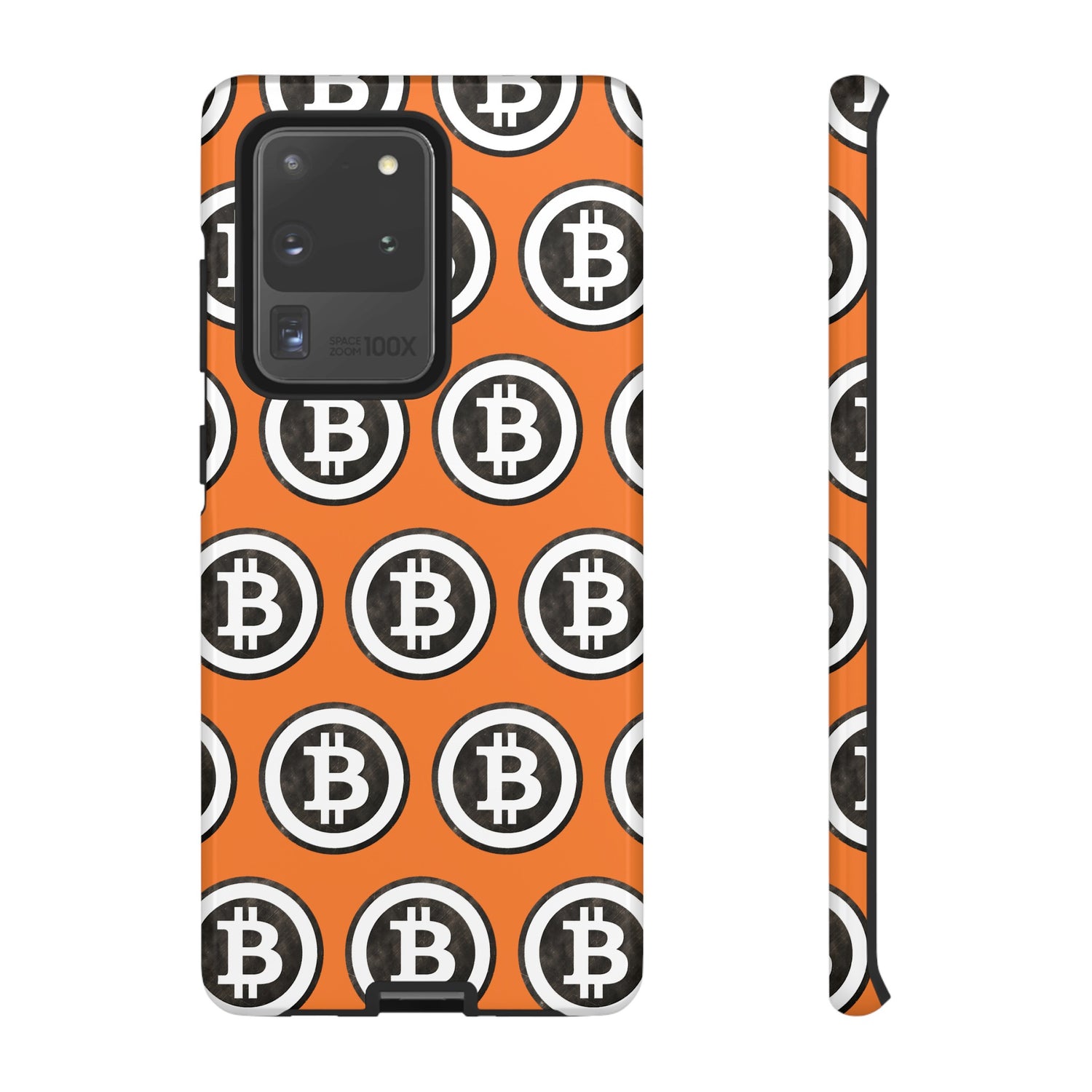 Phone Tough Case - B Logo Orange Background